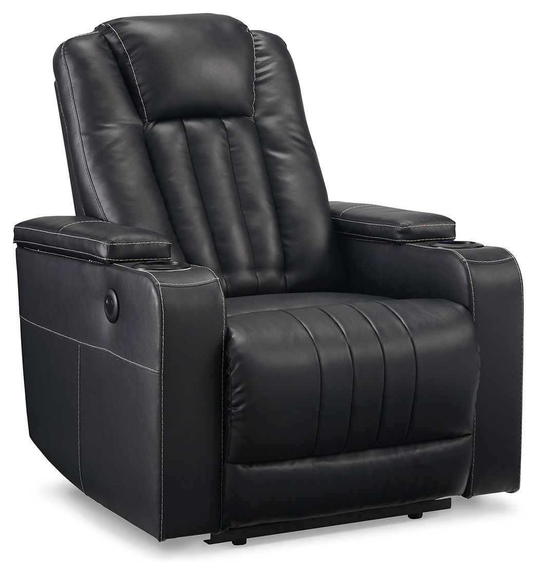 Signature Design by Ashley® Center Point - Black - Zero Wall Recliner | Meri Furniture
