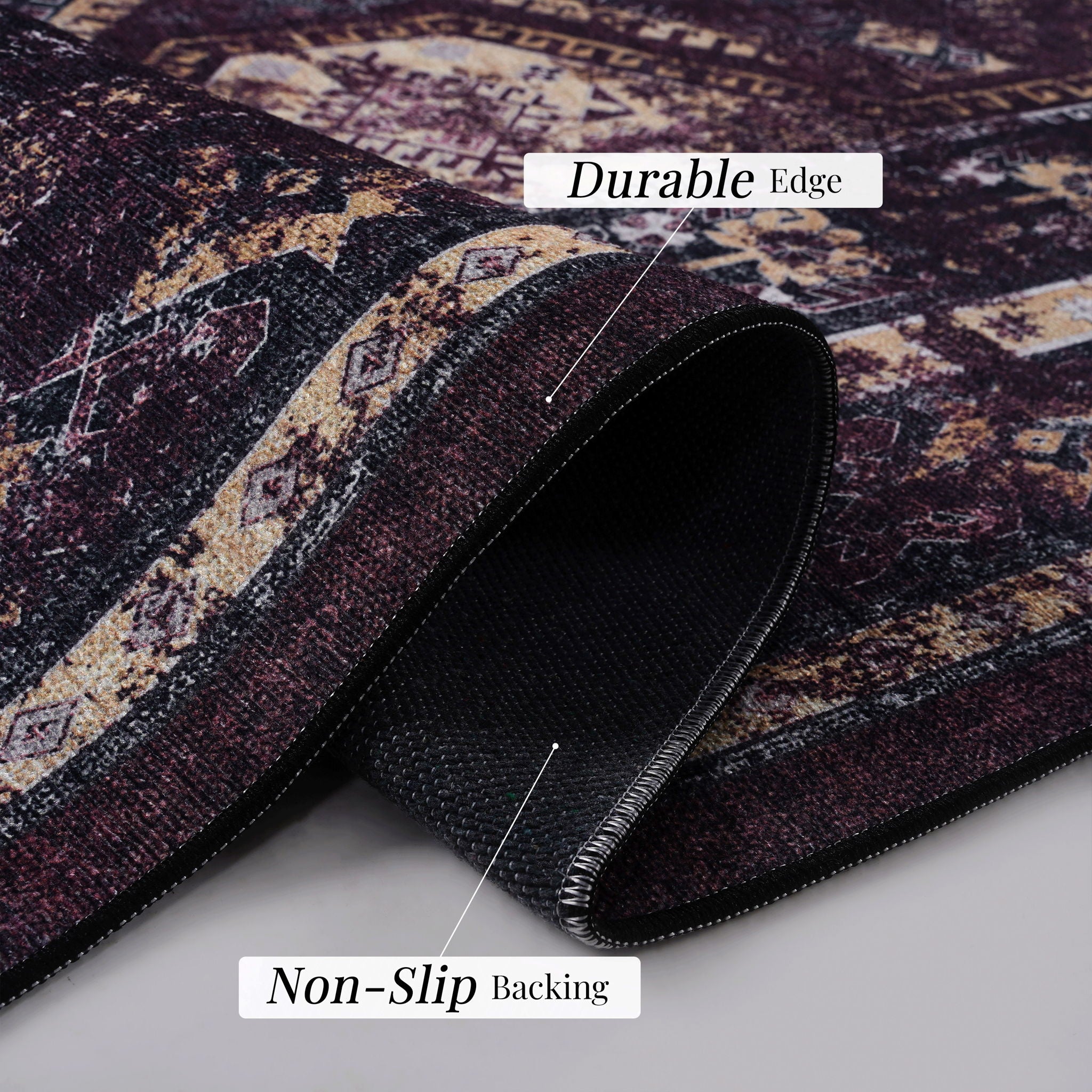 Maval - Trendy Washable Area Rug