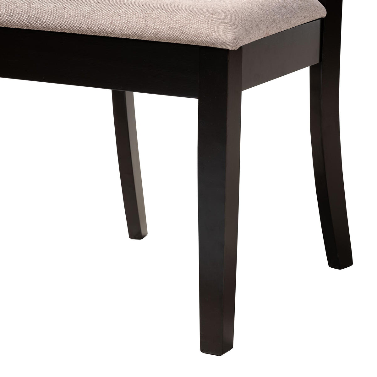 Penny 5-Piece Dining Set - Compact Mid-Century Modern Round Table and Chair Set for Dining Room, Kitchen, Apartment, Sand