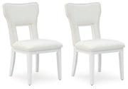 Chalanna - Dining Upholstered Side Chair (Set of 2) - White