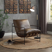 ACME Oralia - Accent Chair - Saturn Top Grain Leather | Meri Furniture