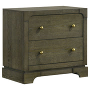 Coaster Fine Furniture Gran Park - 2-Drawer Nightstand Bedside Table - Dark Cocoa | Meri Furniture