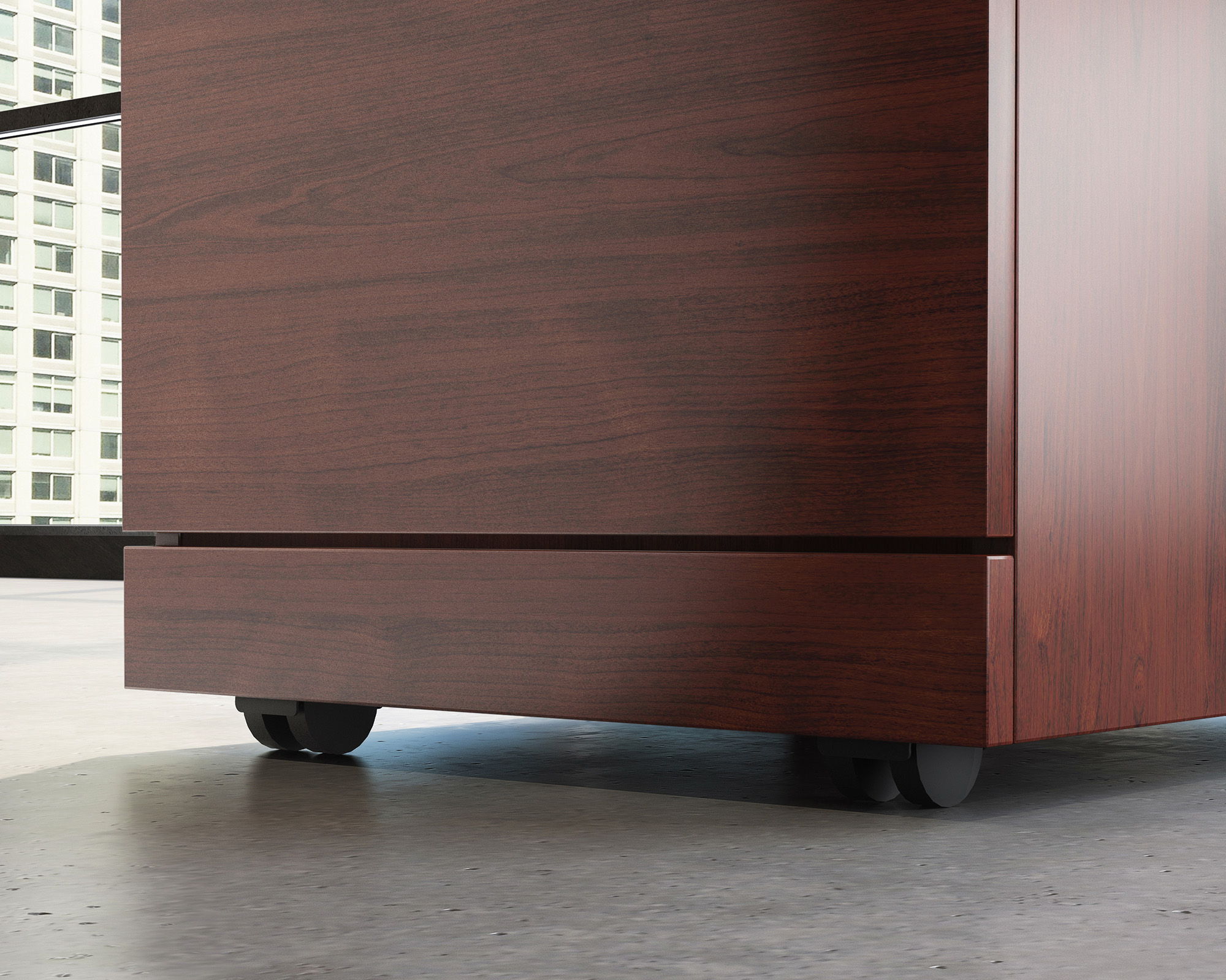 Commercial 3-Drawer Pedestal File Cabinet