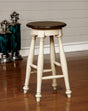 Furniture of America Sabrina - Counter Height Stool (Set of 2) - Off-White / Cherry | Meri Furniture