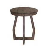 Hayden Way - Chair Side Table - Washed Gray