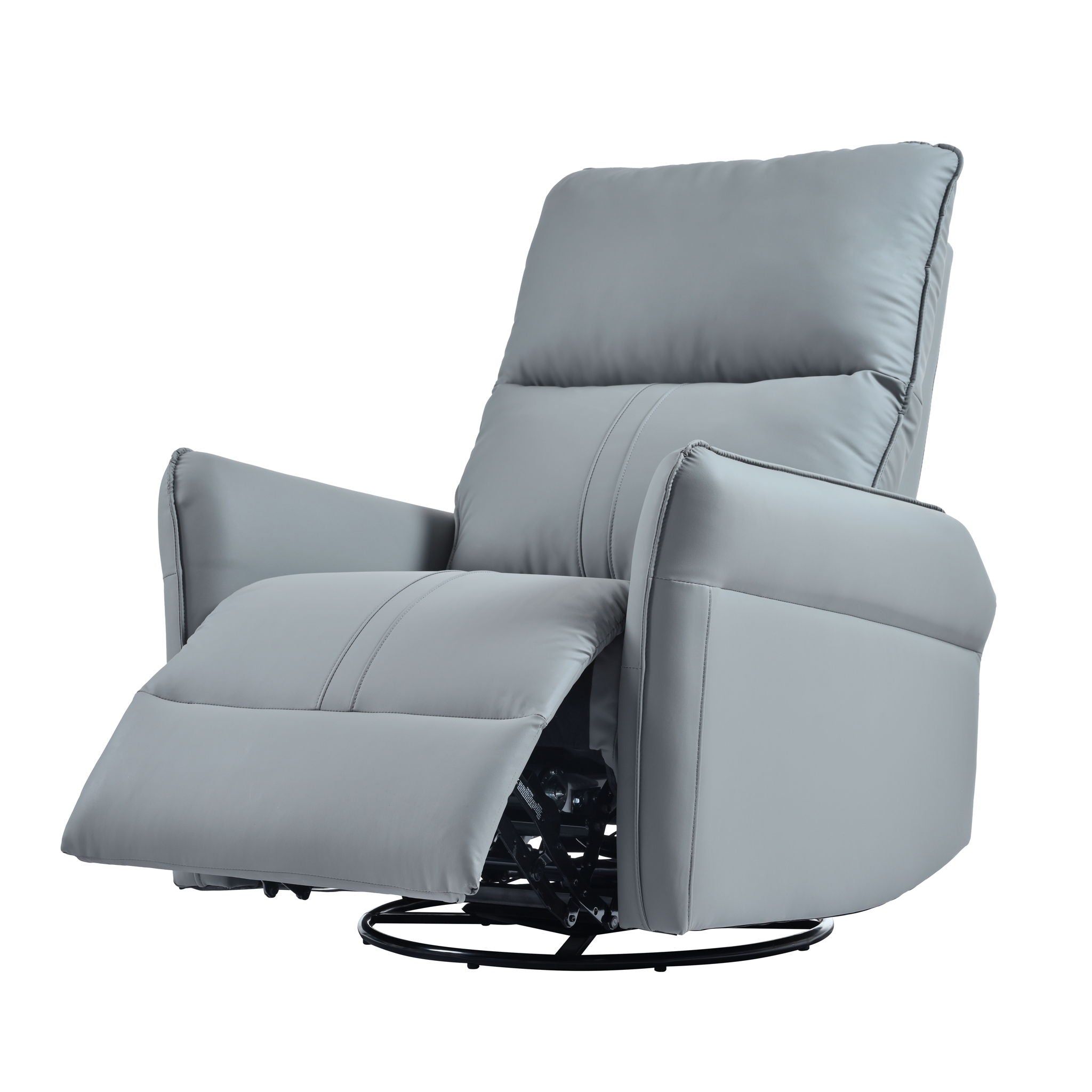 360° Modern Small Rocking Swivel Recliner Chair With Side Pocket