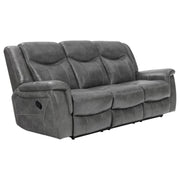Coaster Fine Furniture Conrad - Upholstered Padded Arm Motion Sofa - Gray | Meri Furniture