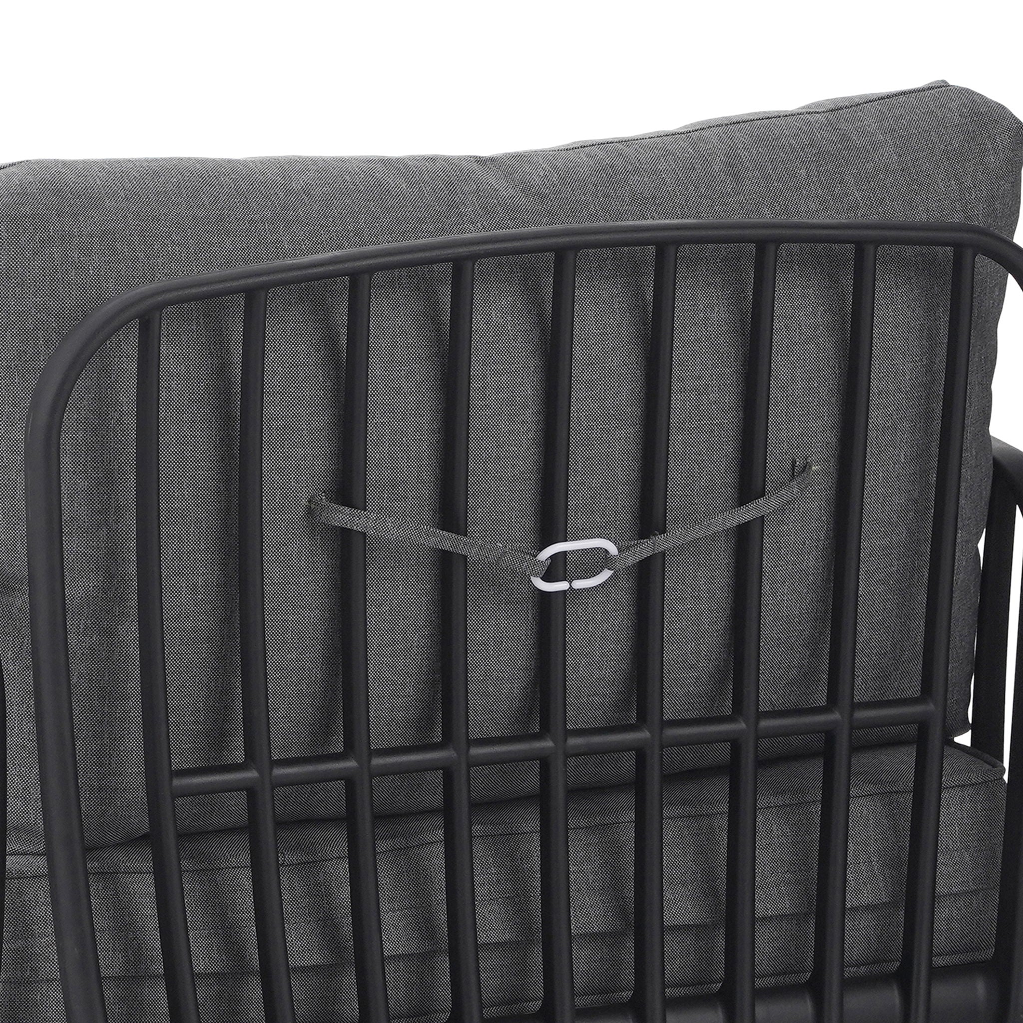 Outdoor Patio Club Chair, Waterproof Thick Cushion Deep Seating