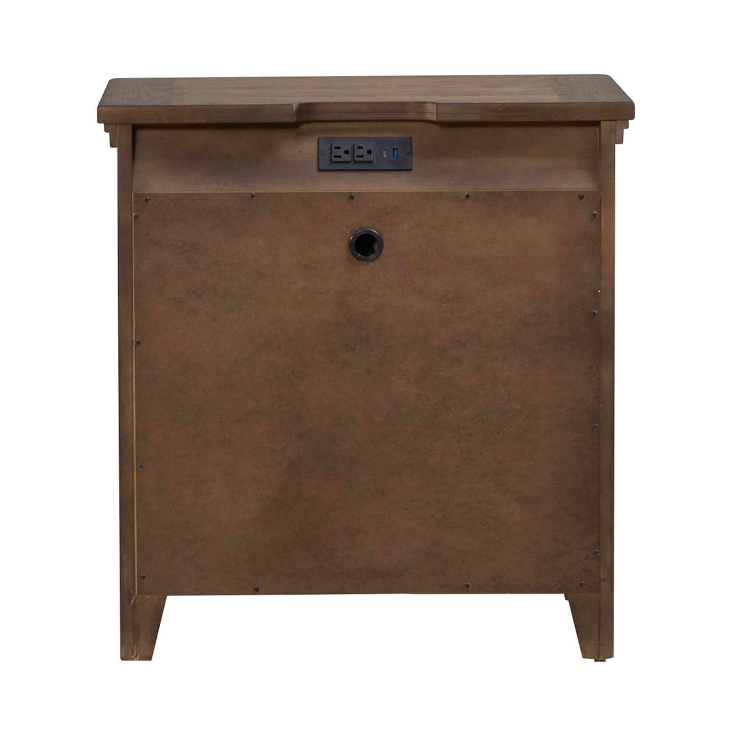 Carolina Park - Nightstand With Charging Station - Brown