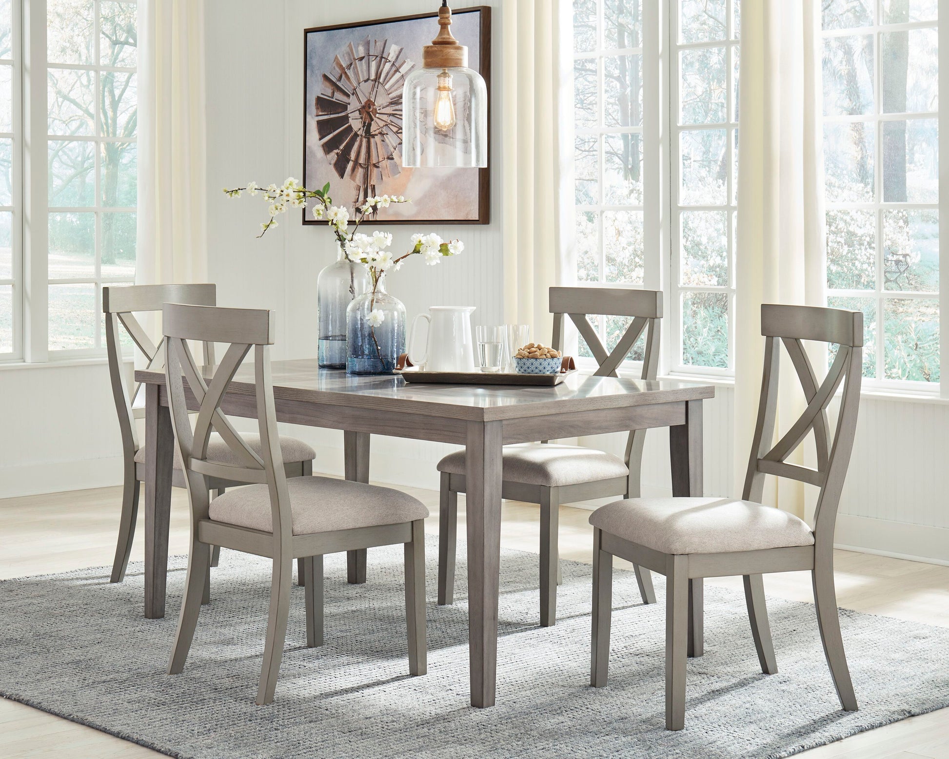 Signature Design by Ashley® Parellen - Dining Table Set | Meri Furniture
