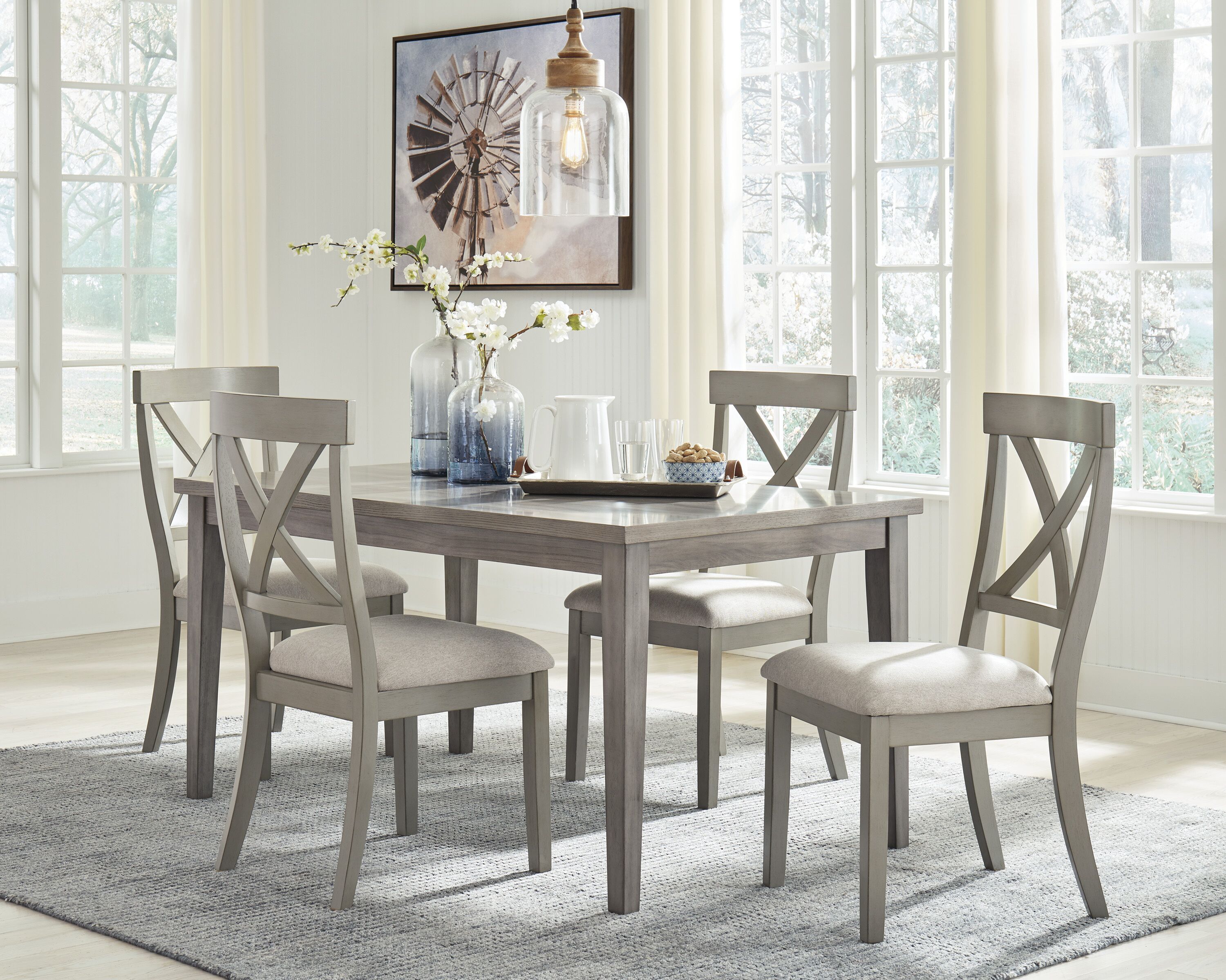 Signature Design by Ashley® Parellen - Dining Table Set | Meri Furniture