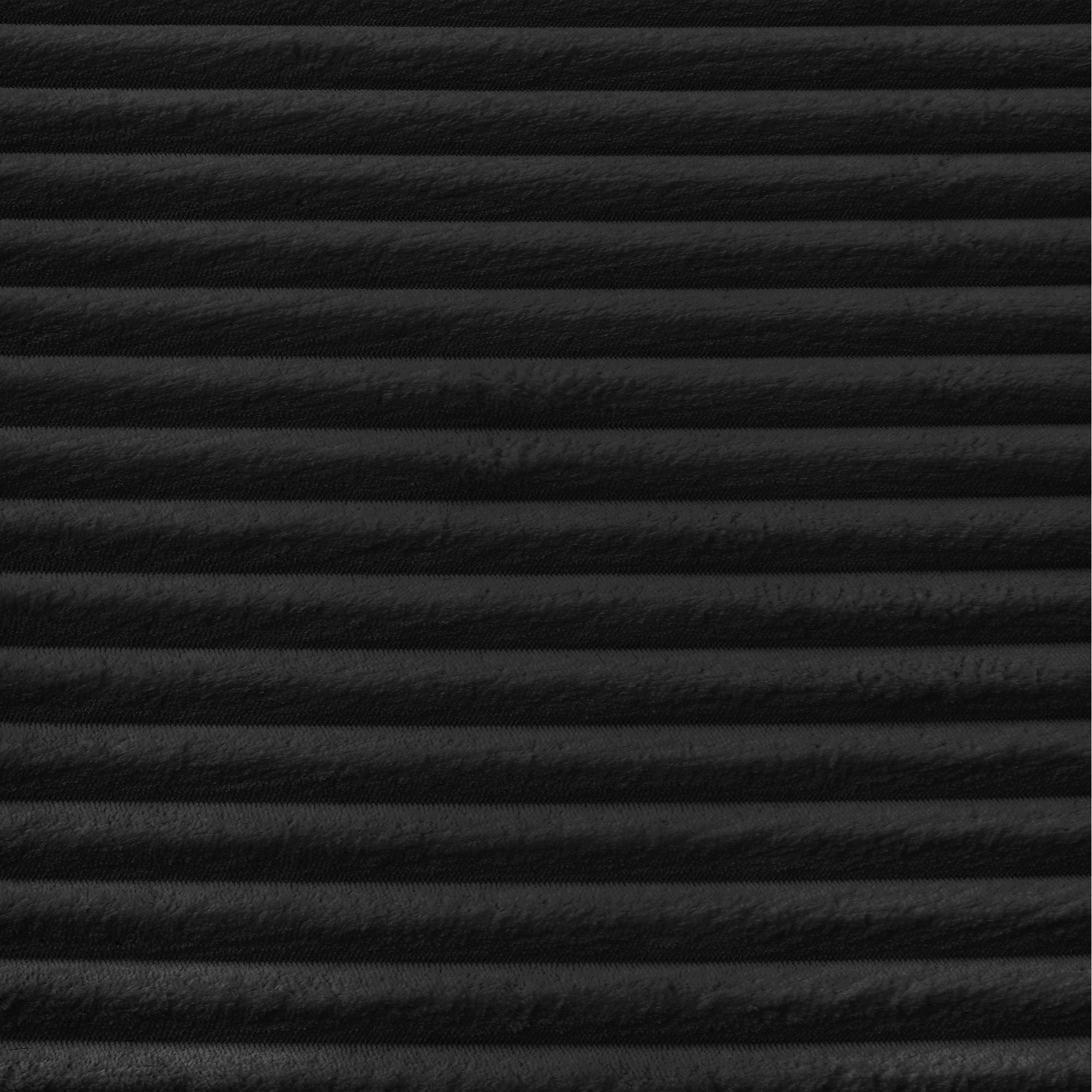 Modular Corduroy Sectional With Arched Armrests, Includes 3 Back Cushions & 2 Throw Pillows