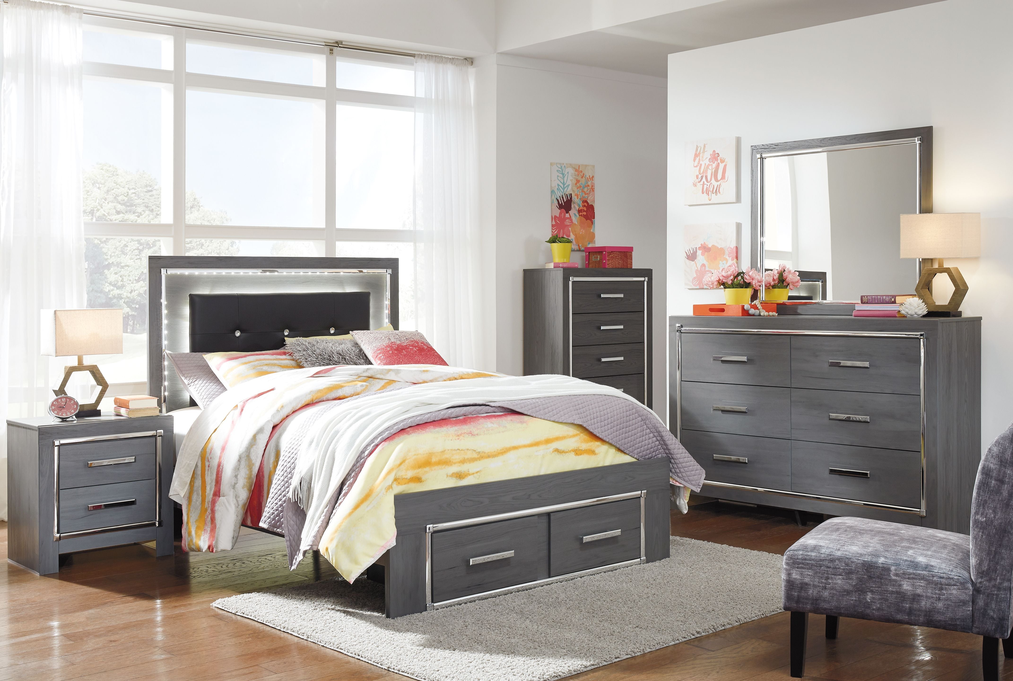 Signature Design by Ashley® Lodanna - Panel Bed | Meri Furniture