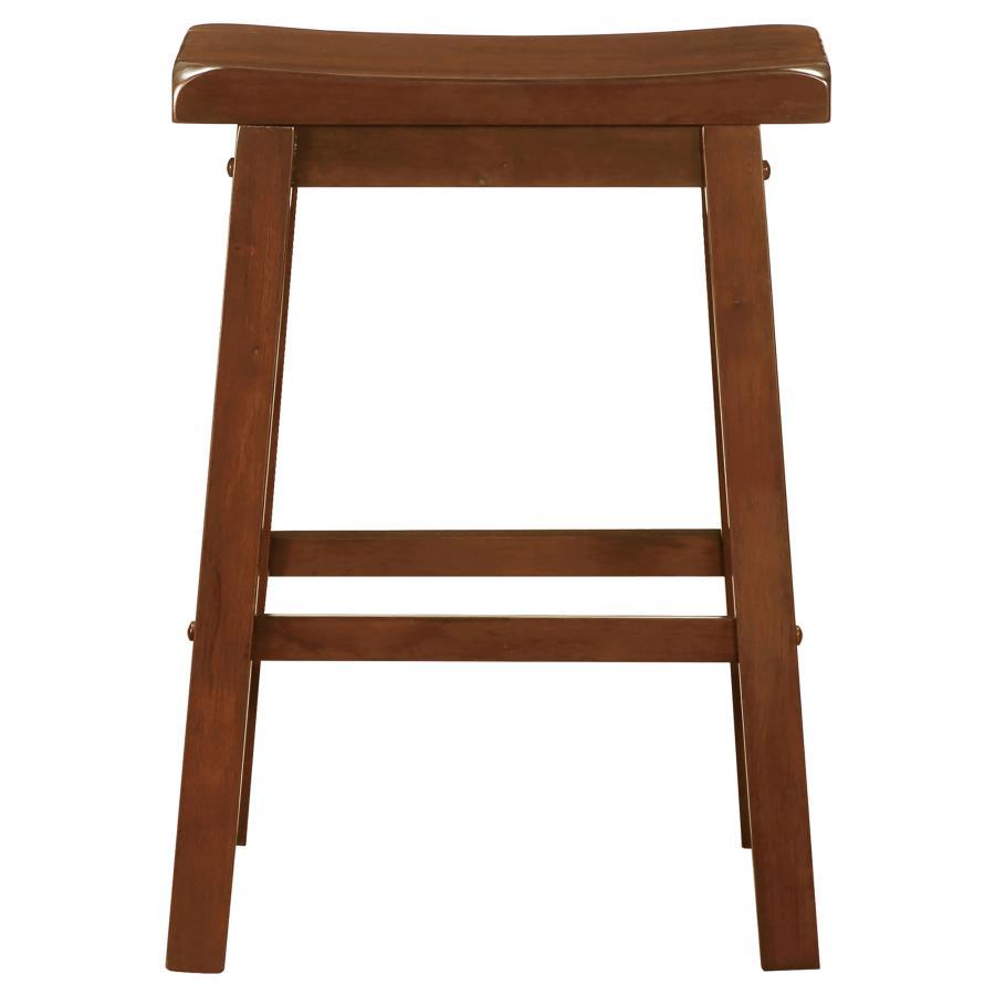 Coaster Fine Furniture Durant - Wood Backless Counter Stool (Set of 2) | Meri Furniture