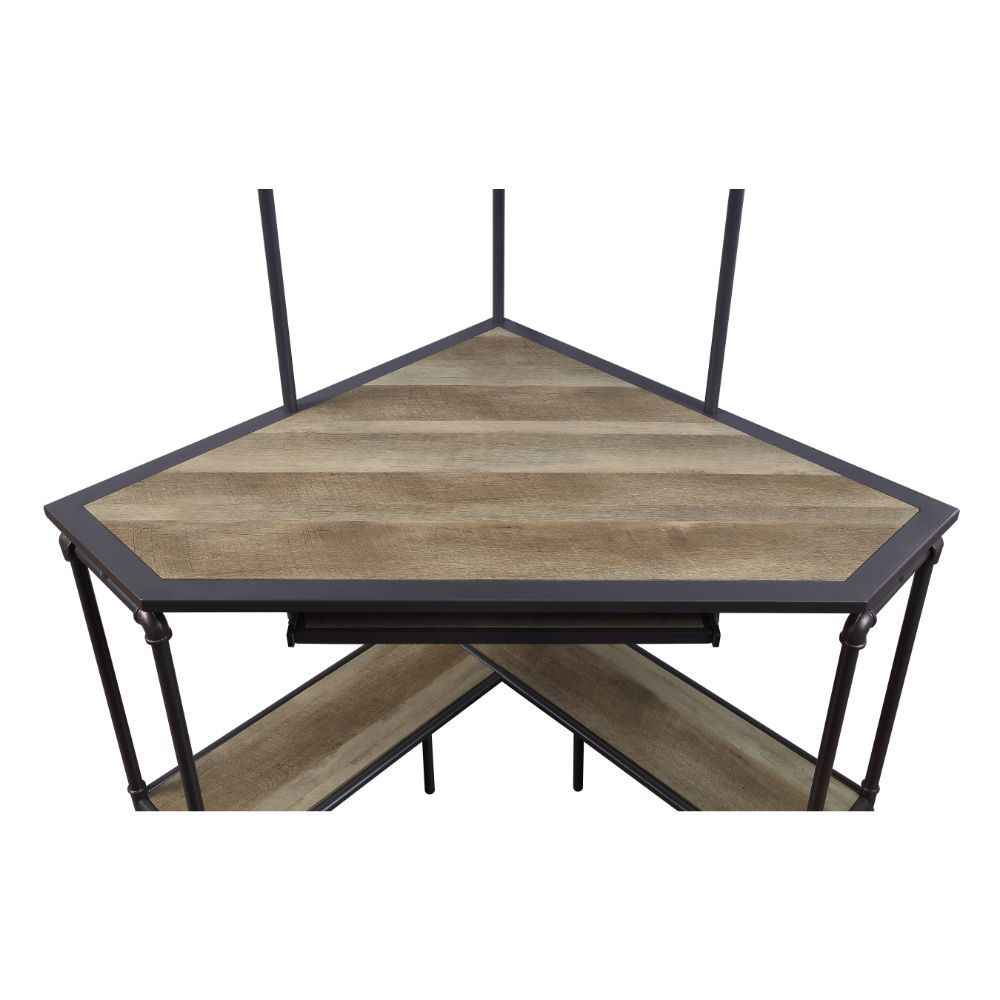 ACME Deliz - Desk - Sand Gray | Meri Furniture