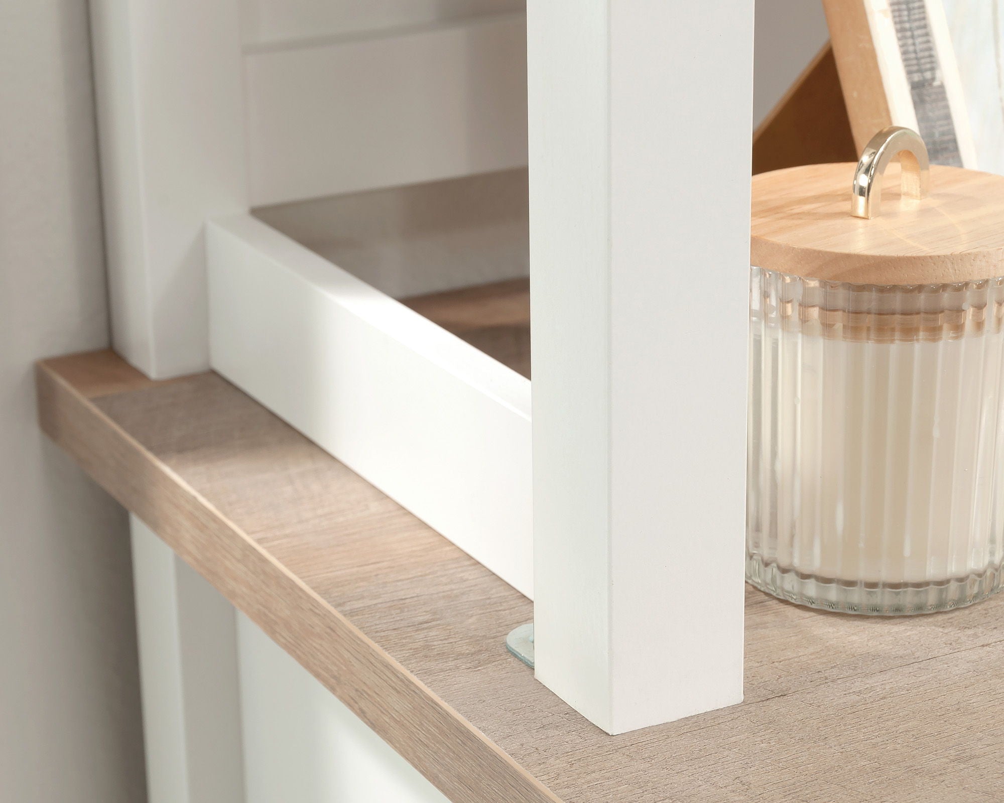 Library Storage Cabinet and Hutch Bundle
