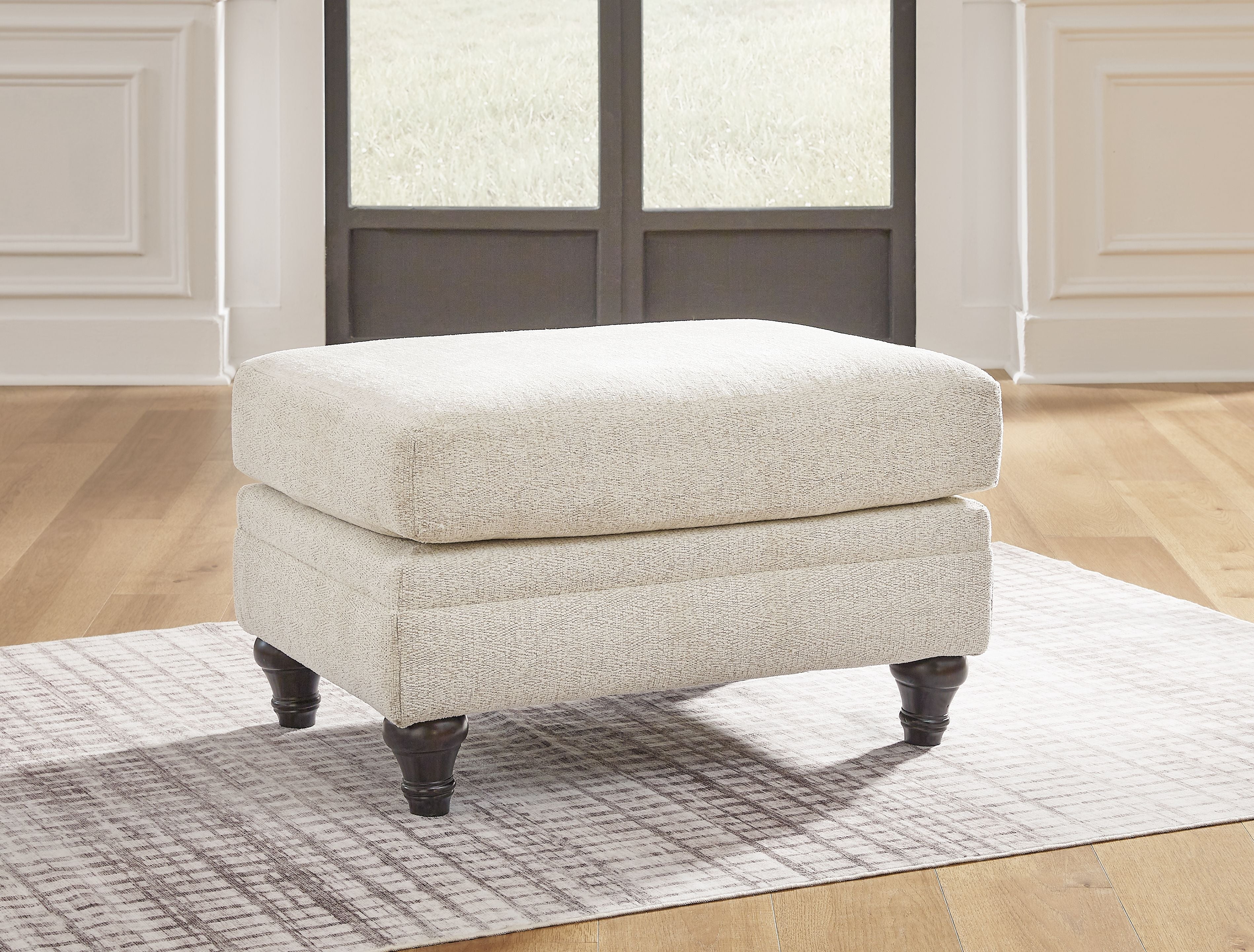 Signature Design by Ashley® Valerani - Sandstone - Ottoman | Meri Furniture