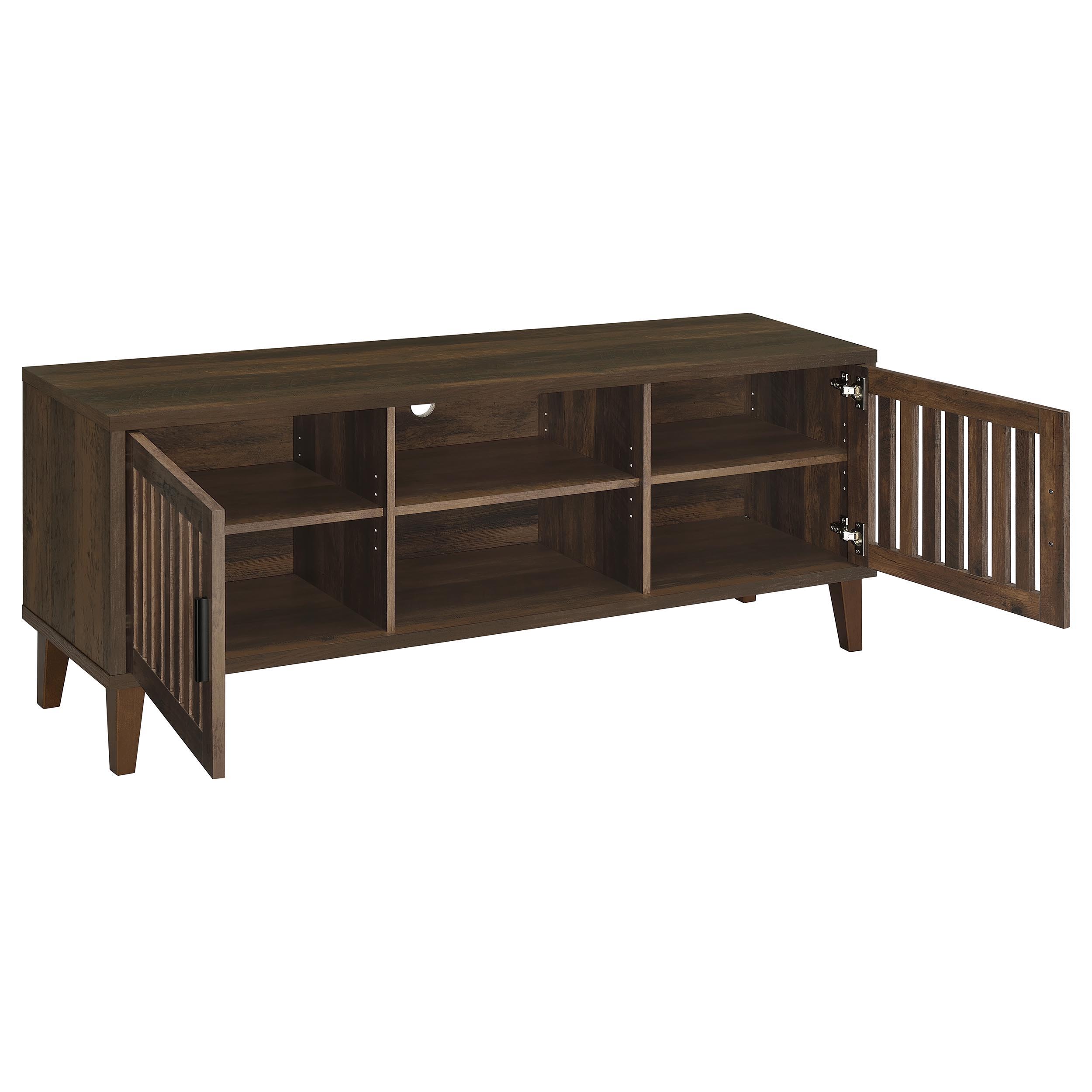 Coaster Fine Furniture Sedona - 2 Door Engineered Wood TV Stand - Dark Pine | Meri Furniture