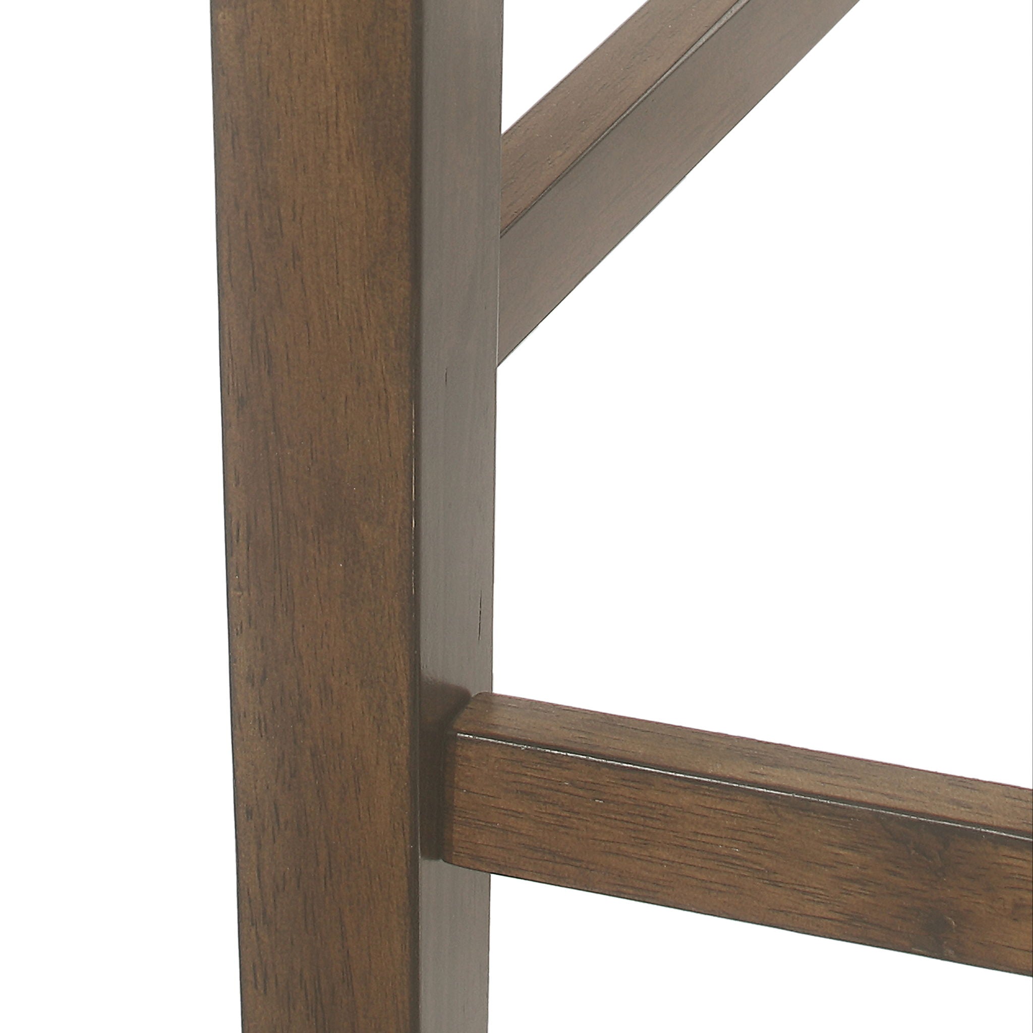 Farmhouse Upholstered Wood Counter Stools