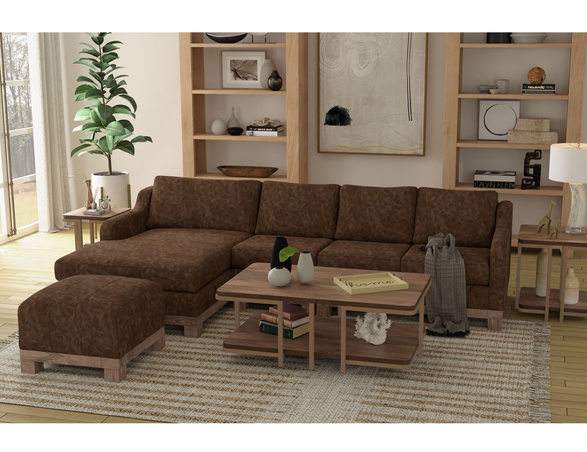 International Furniture Direct Samba - Ottoman | Meri Furniture
