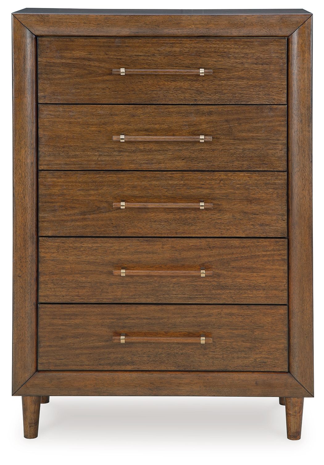 Signature Design by Ashley® Lyncott - Brown - Five Drawer Chest | Meri Furniture