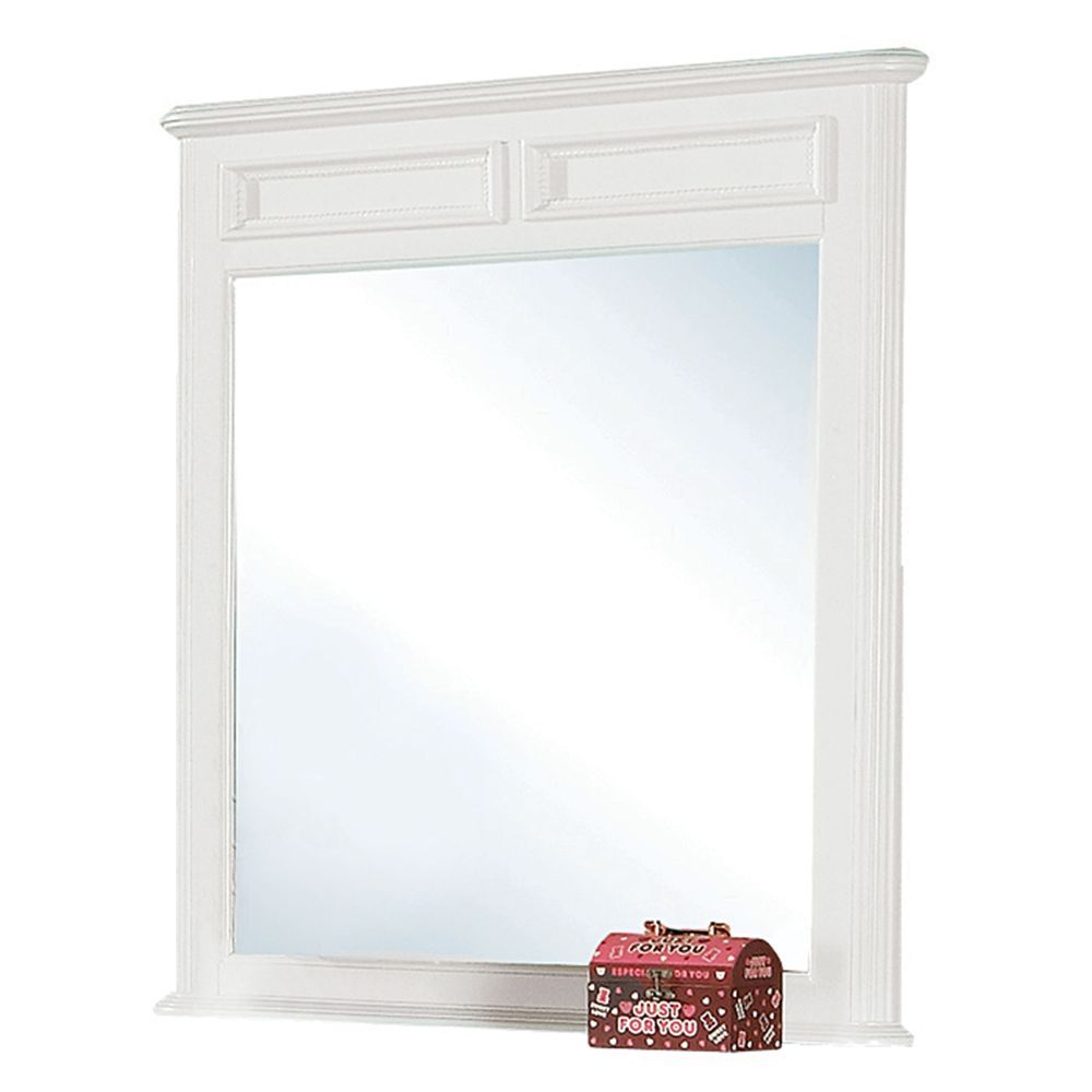 ACME Athena - Mirror - White | Meri Furniture
