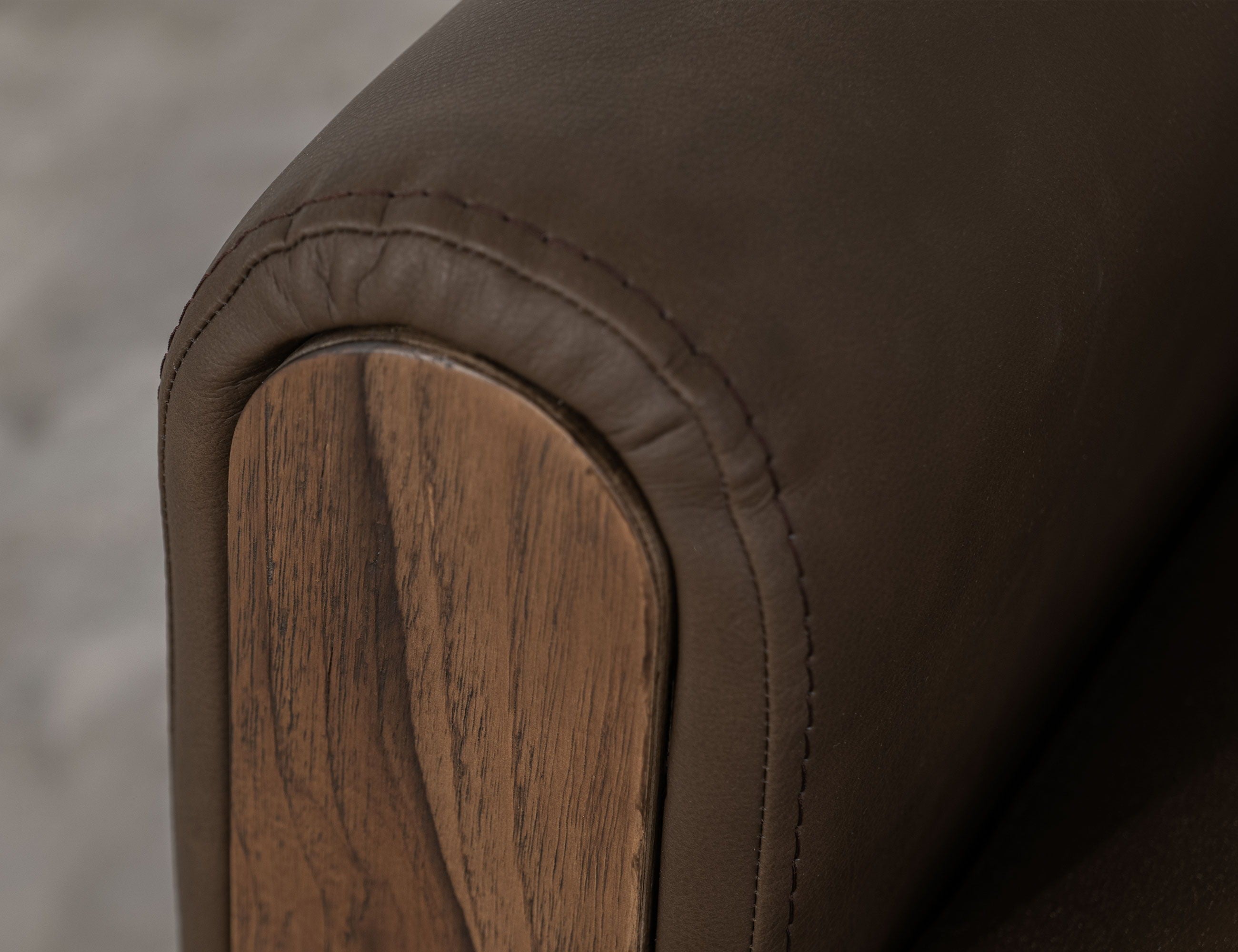 International Furniture Direct Balam - Ottoman - Dark Brown | Meri Furniture
