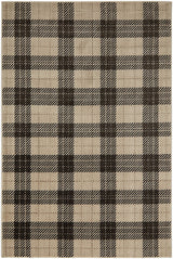 Kendrick - 5' x 7' Plaid Area Rug - Charcoal