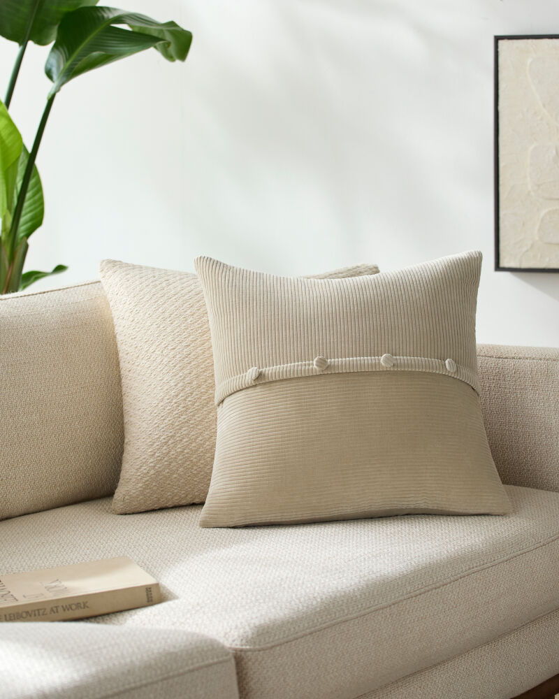 Corduroy Quarters Pillow