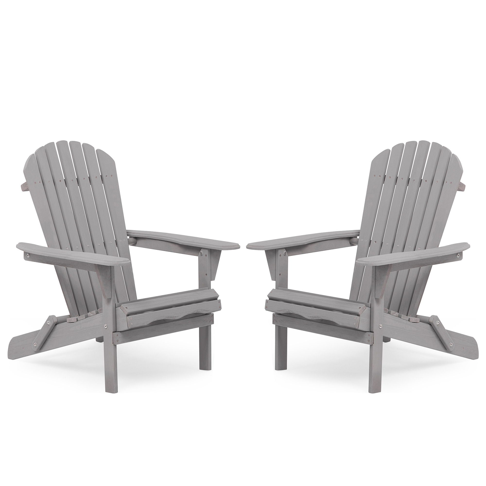 Lounge Patio Chair For Garden Outdoor Wooden Folding Adirondack Chair (Set of 2) Solid Cedar Wood Lounge Patio Chair For Garden