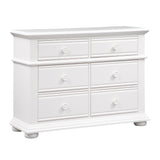 Summer House - 6 Drawer Dresser - White