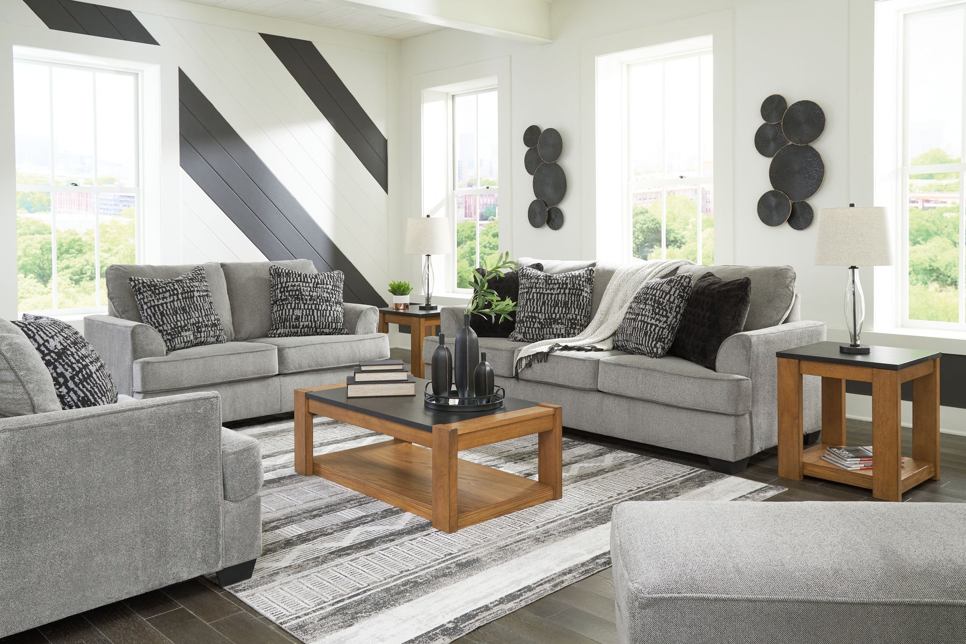 Signature Design by Ashley® Deakin - Living Room Set | Meri Furniture