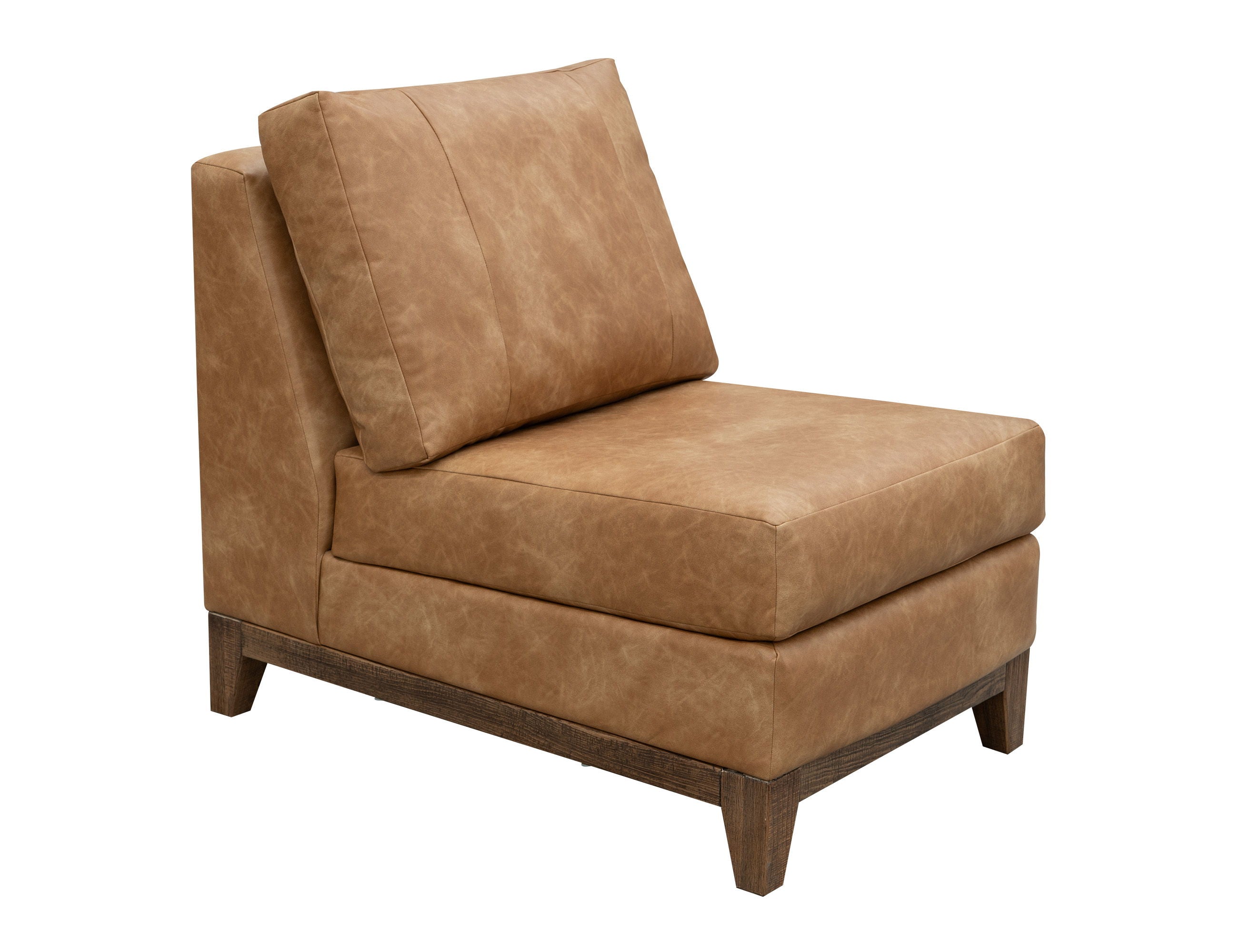 International Furniture Direct Olivo - Armless Chair - Orange | Meri Furniture
