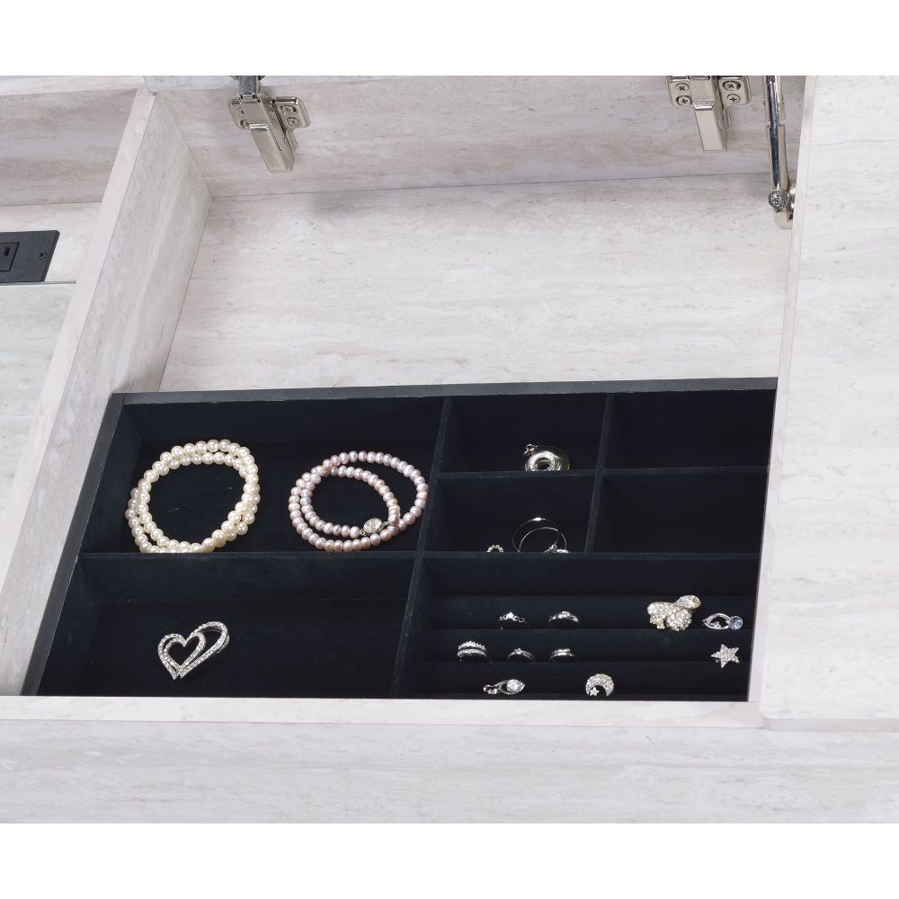 ACME Saffron - Vanity Desk | Meri Furniture