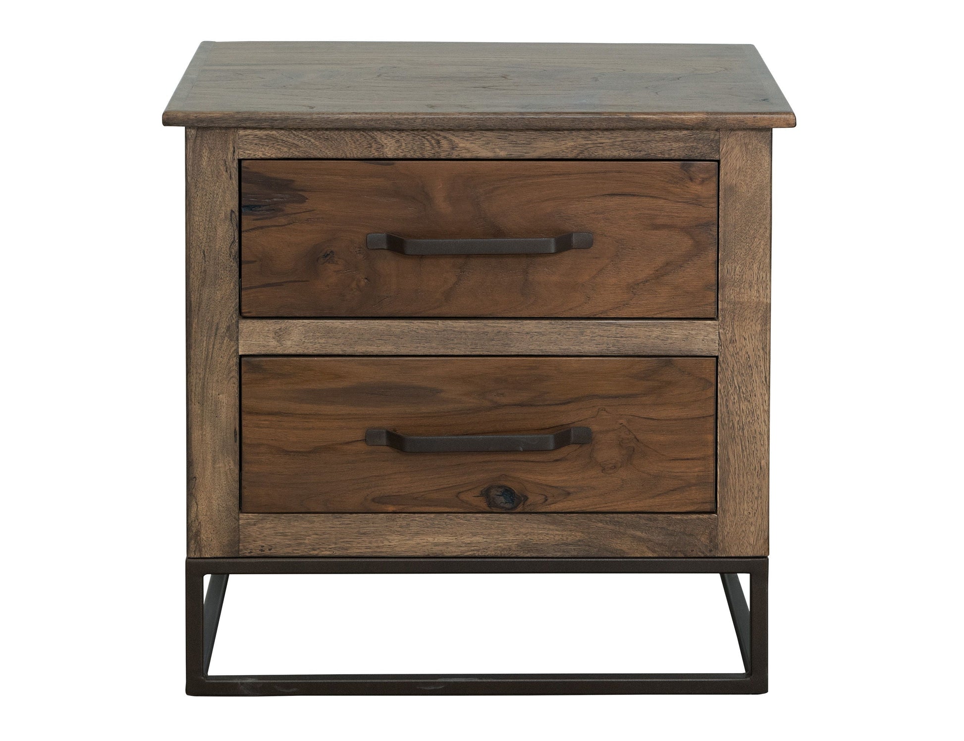 International Furniture Direct Natural Teca - Nightstand - Brown | Meri Furniture