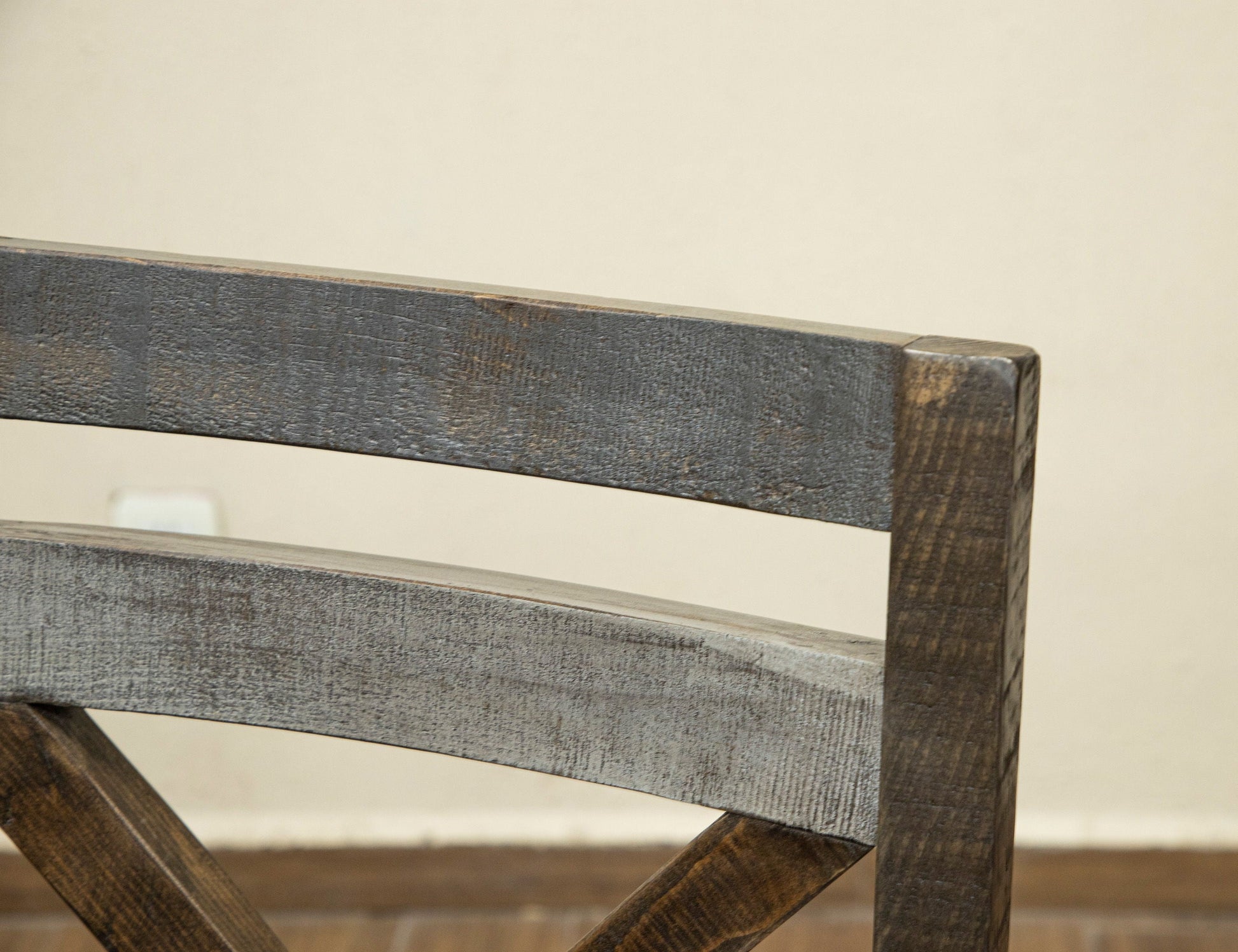 International Furniture Direct Loft Brown - Barstool (Set of 2) - Two Tone Gray / Brown | Meri Furniture