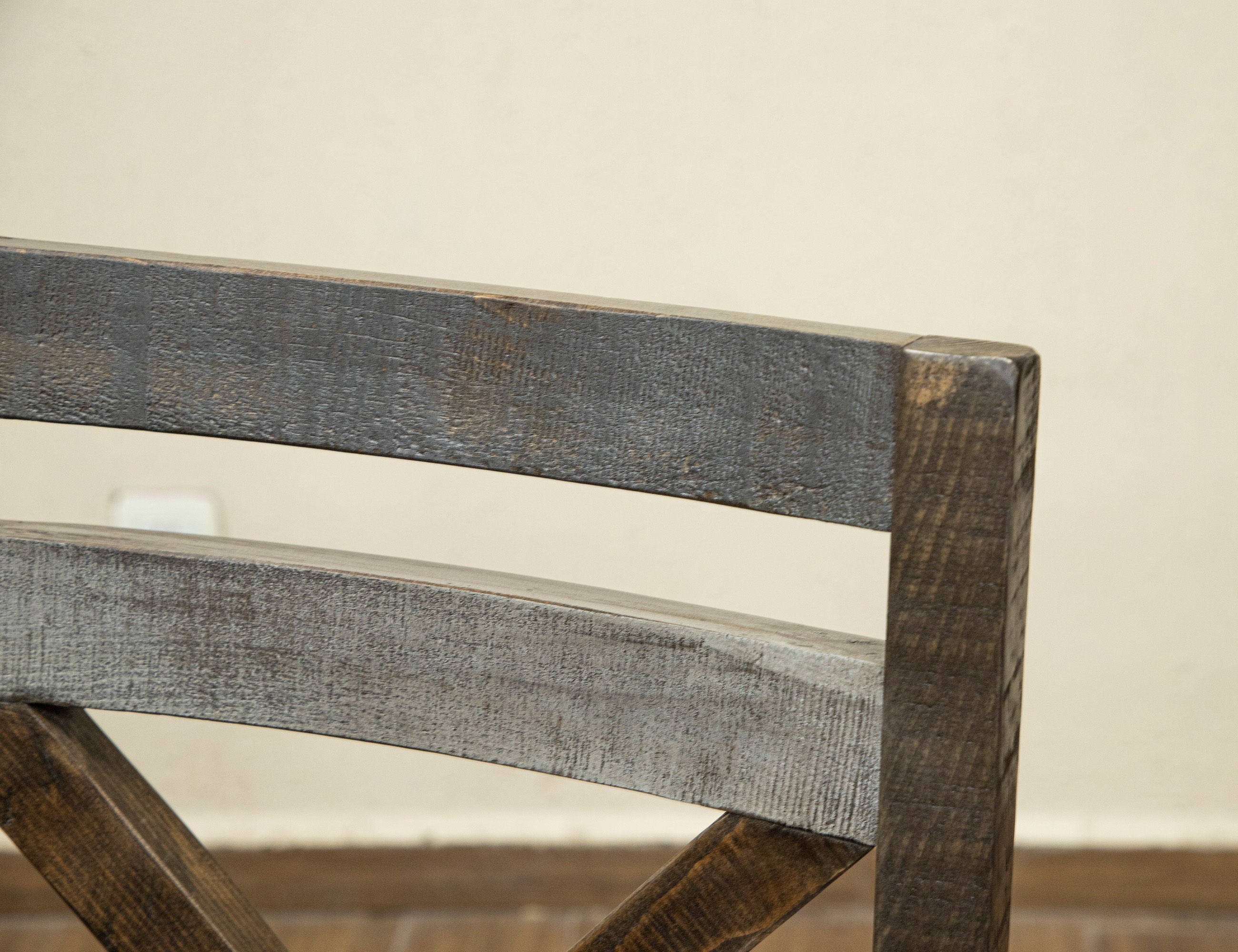 International Furniture Direct Loft Brown - Barstool (Set of 2) - Two Tone Gray / Brown | Meri Furniture