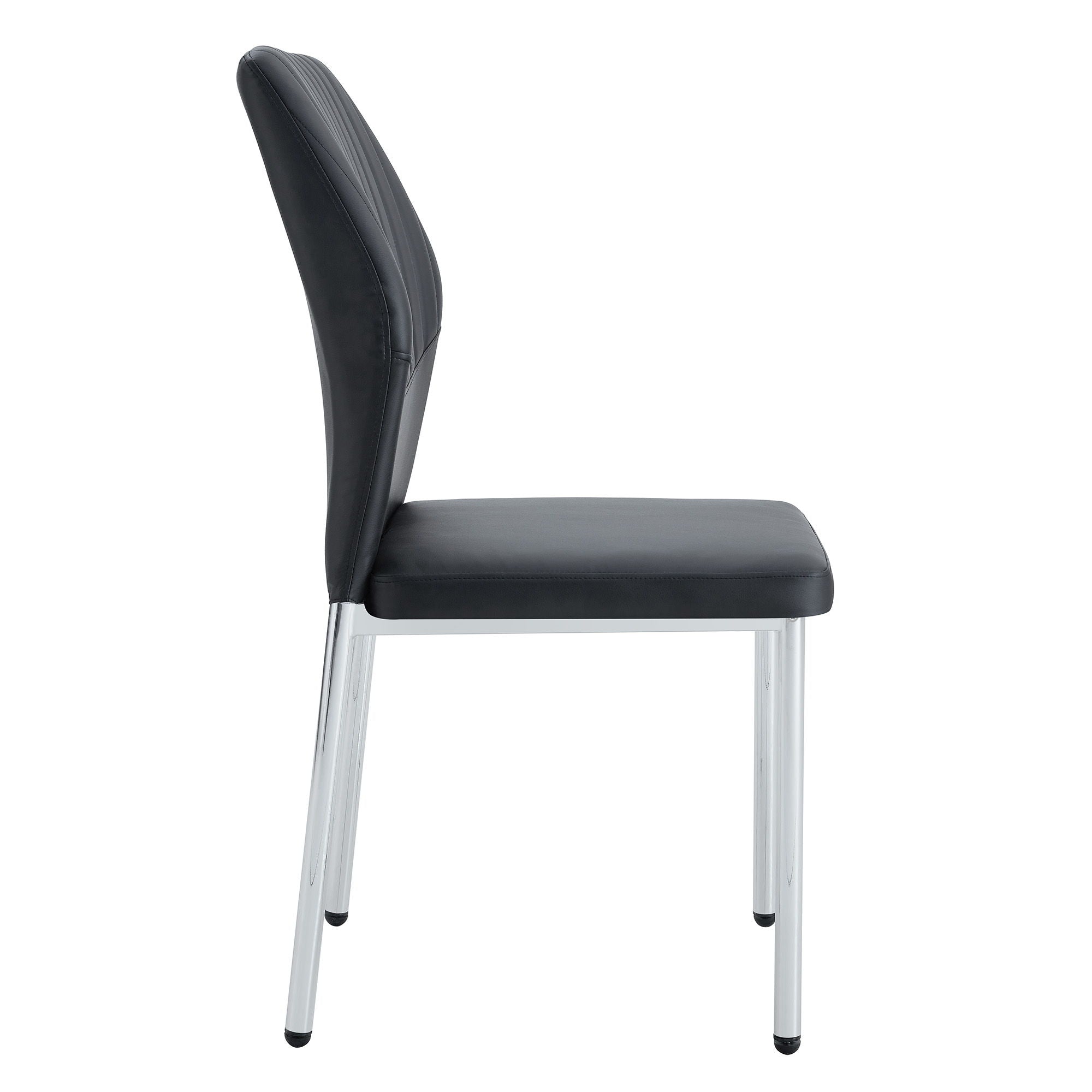 Luxury Simple High Resilience Dining Chair With Metal Legs