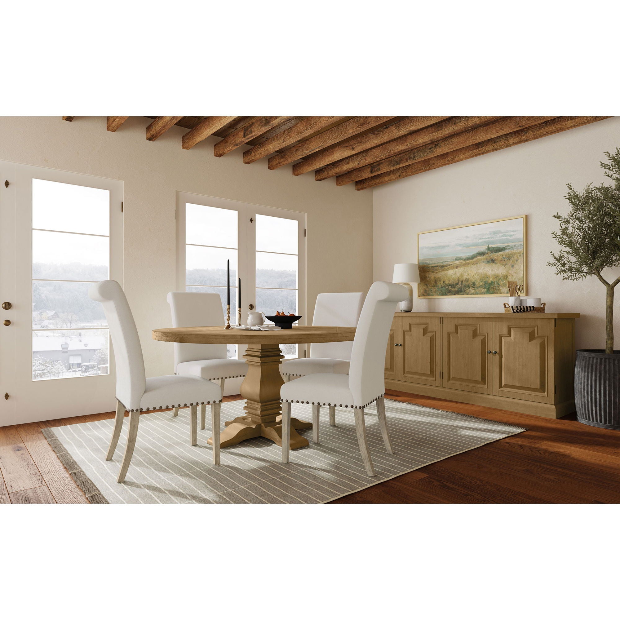 Allende - 4 Door Sideboard - Rustic