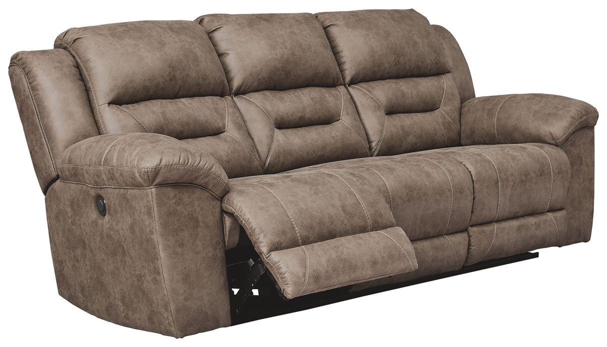 Ashley Furniture Stoneland - Power Reclining Sofa | Meri Furniture