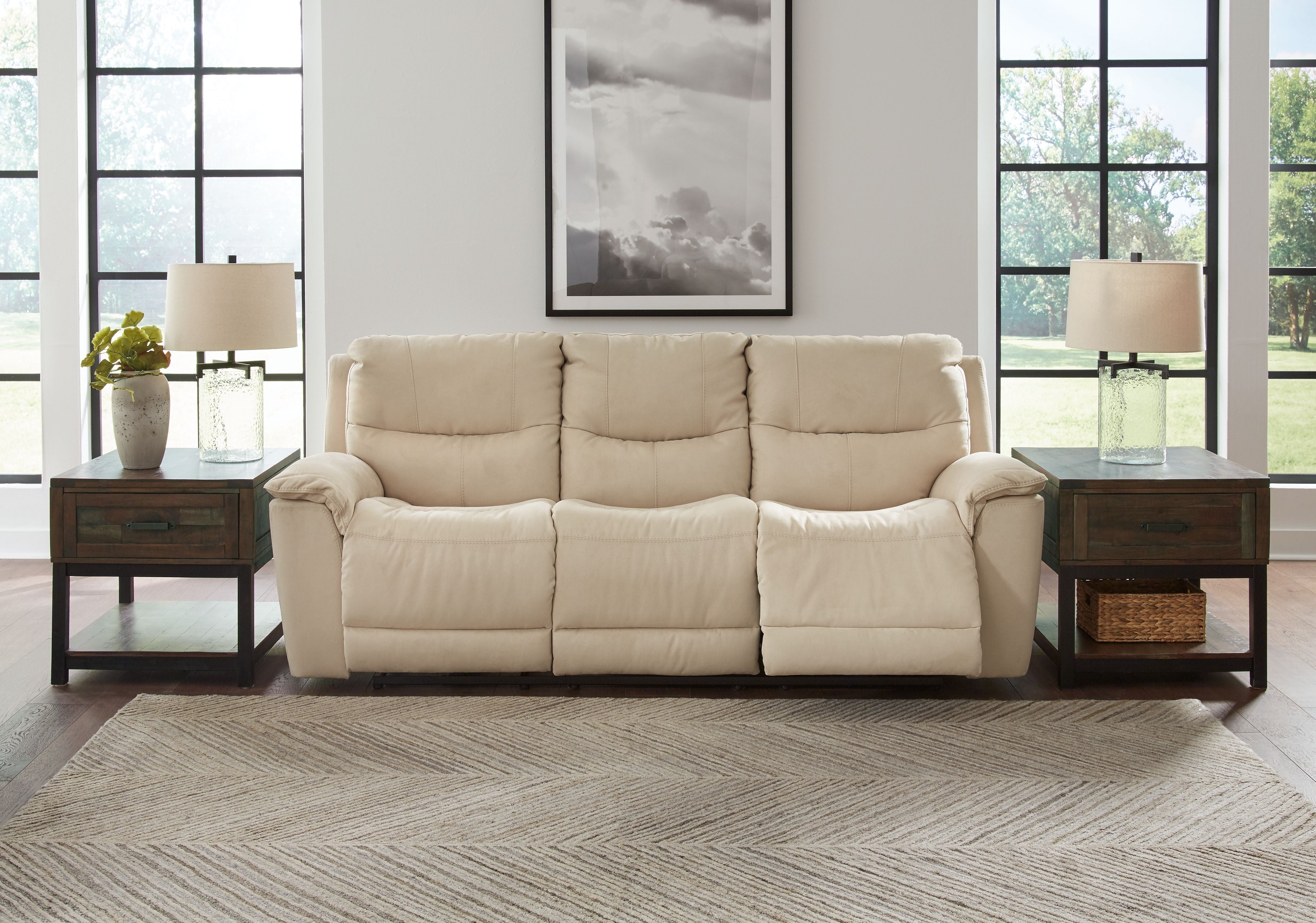 Signature Design by Ashley® Next-Gen - Power Reclining Sofa With Adjustable Headrest | Meri Furniture