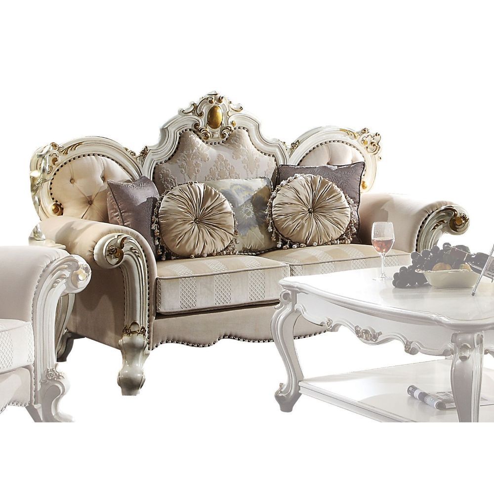 ACME Inspire your home and create an upscale atmosphere with the Picardy II loveseat. | Meri Furniture