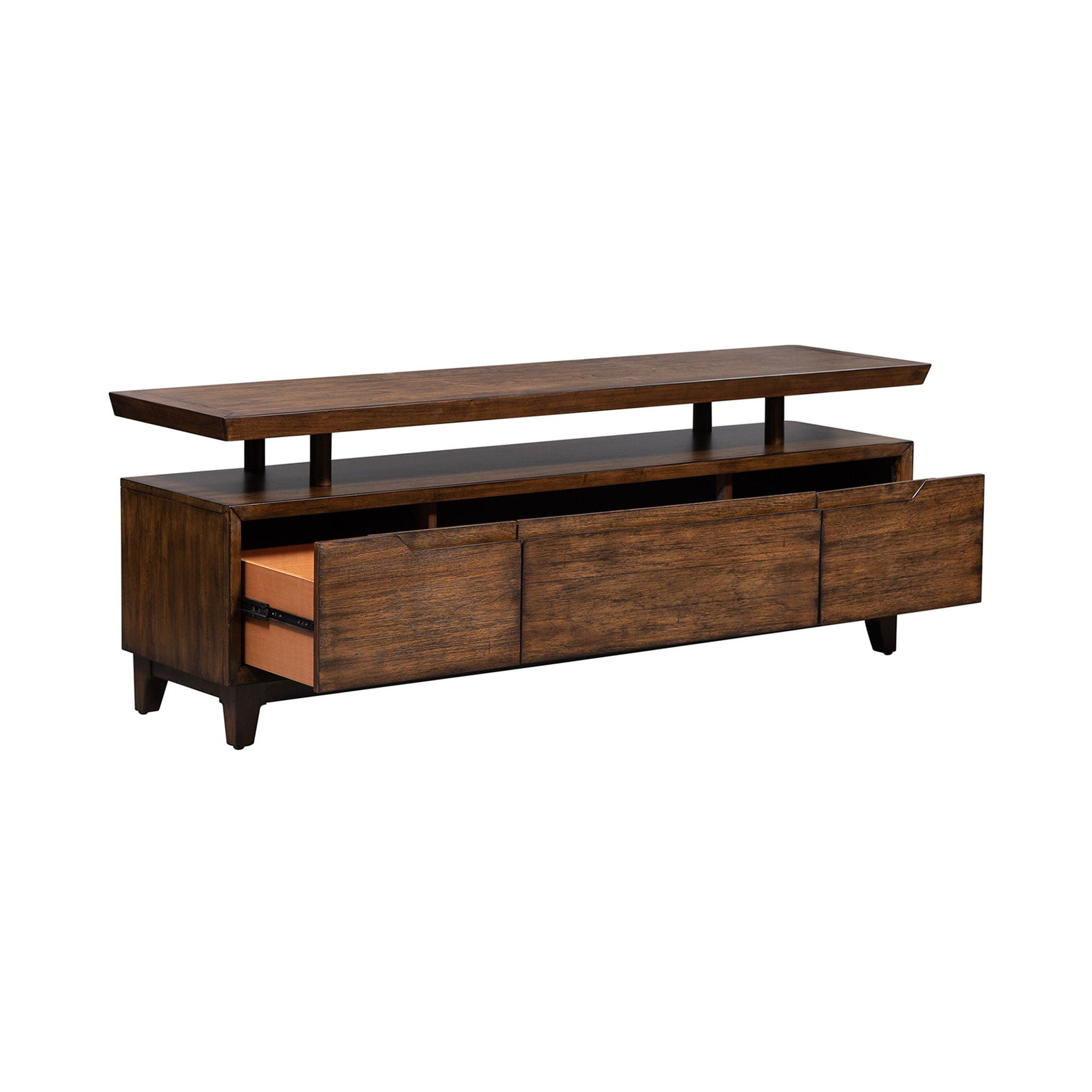 Liberty Furniture Ventura Blvd - TV Console - Bronze Spice | Meri Furniture