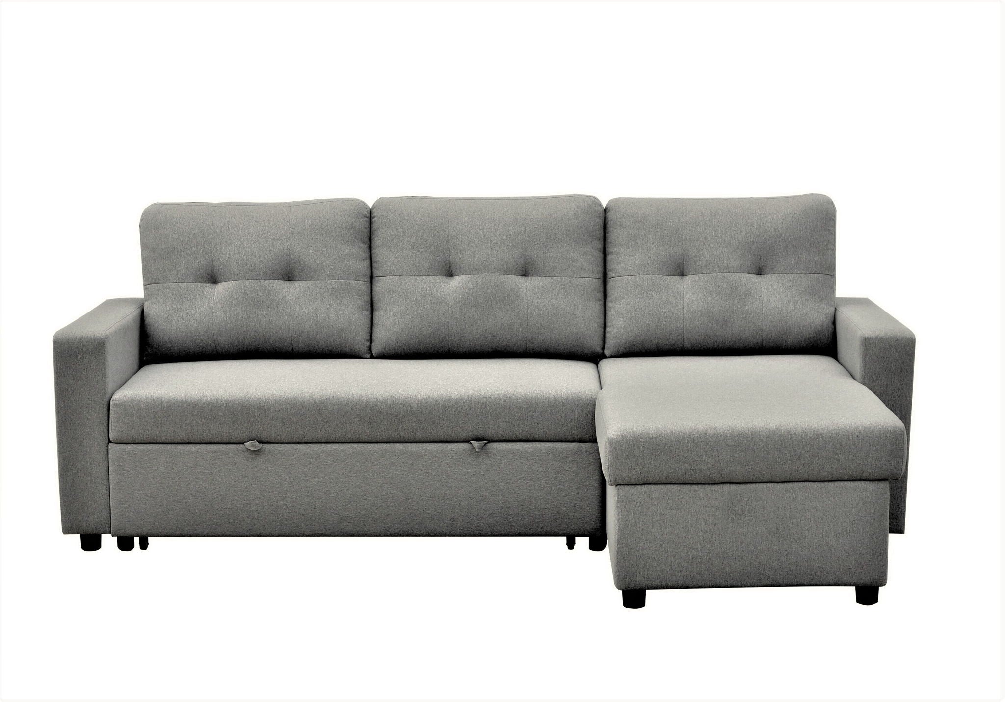 Convertible L Shaped Sectional Sleeper Sofa Bed, Saving Pull Out Couch