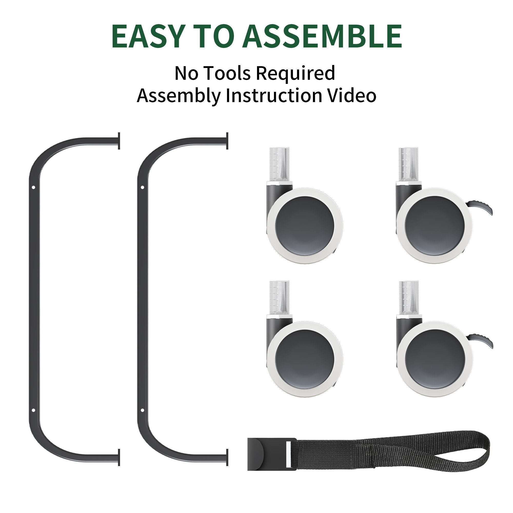 Twin Folding Bed With Memory Foam Mattress Portable Rollaway Bed Sturdy Metal Frame - Brushed Nickel