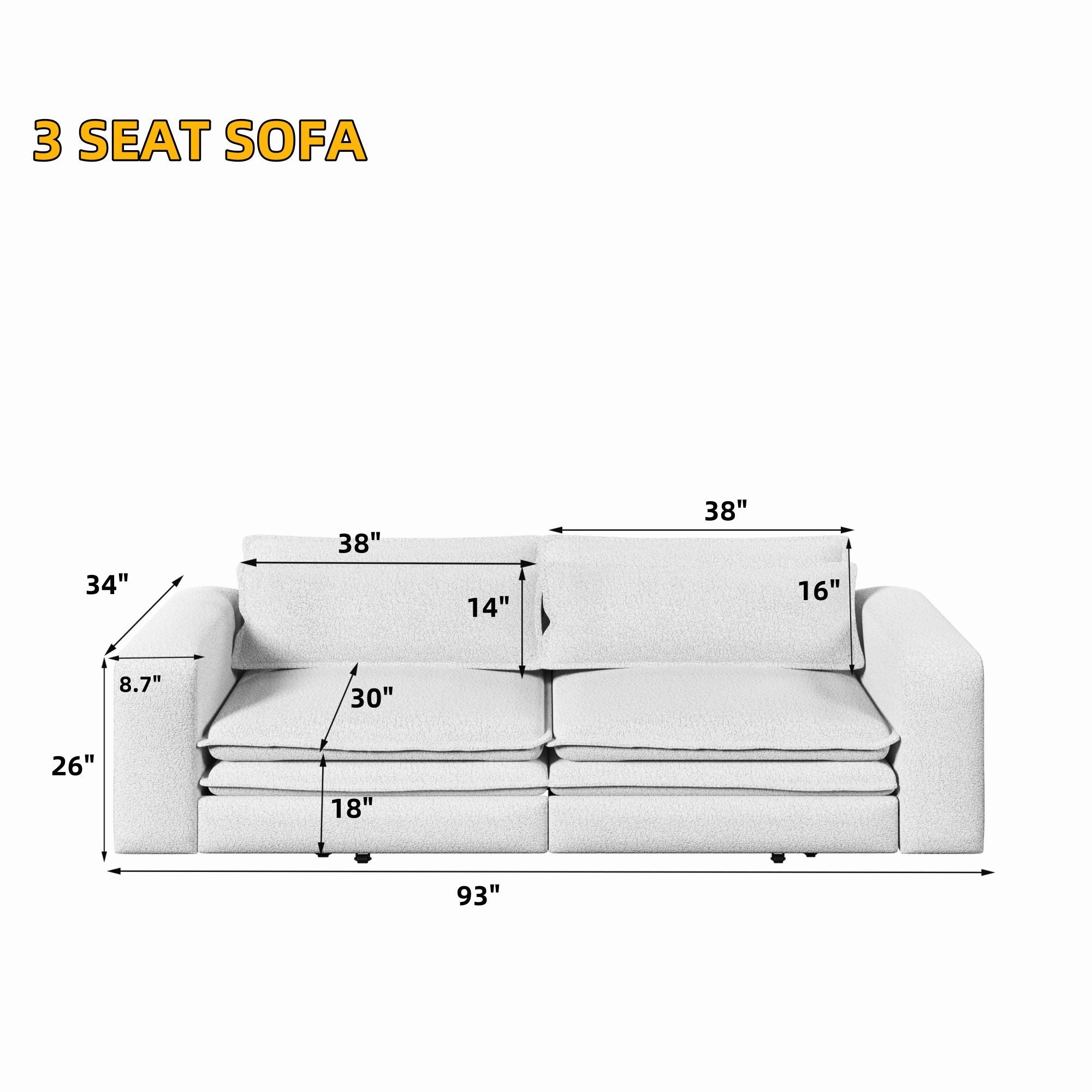 Sleeper Pull Out Sofa Bed, 3 In 1 Convertible Chaise Lounge