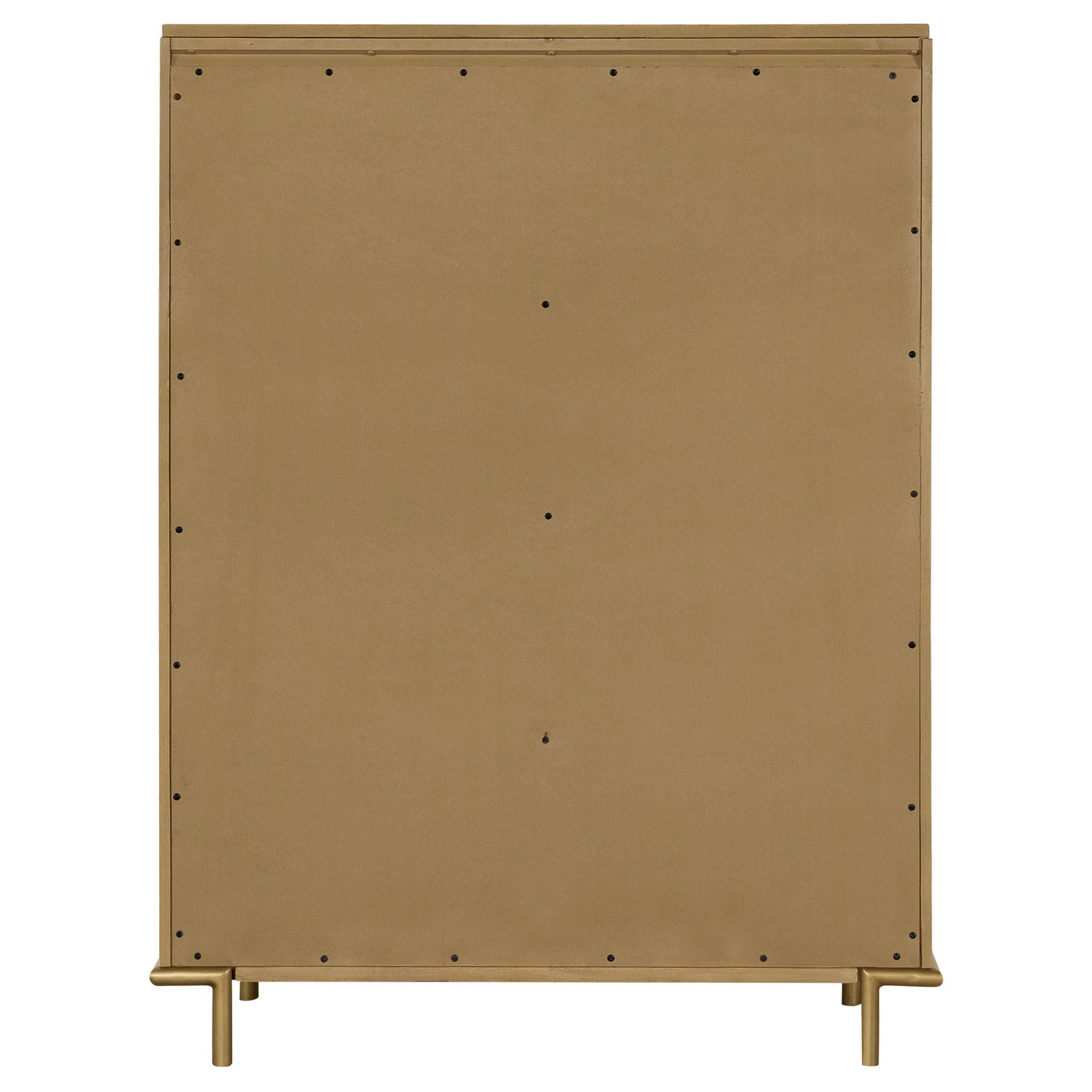 Stevie - Rectangular 5 Drawer Chest - Sand