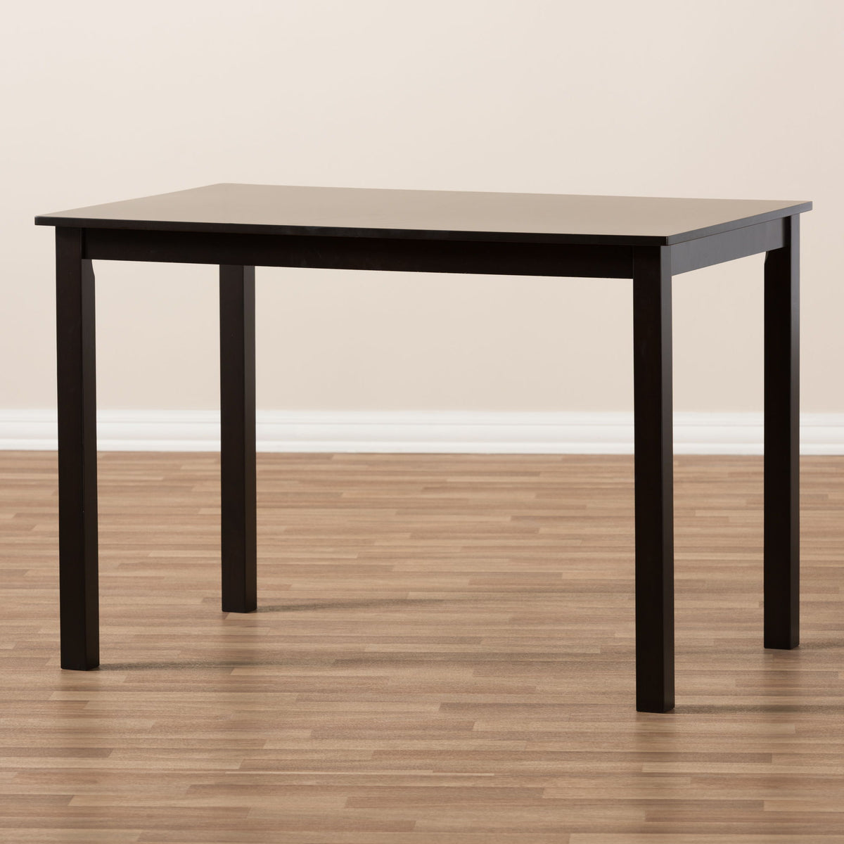 Eveline Modern Espresso Brown Finished Wood 43-Inch Dining Table
