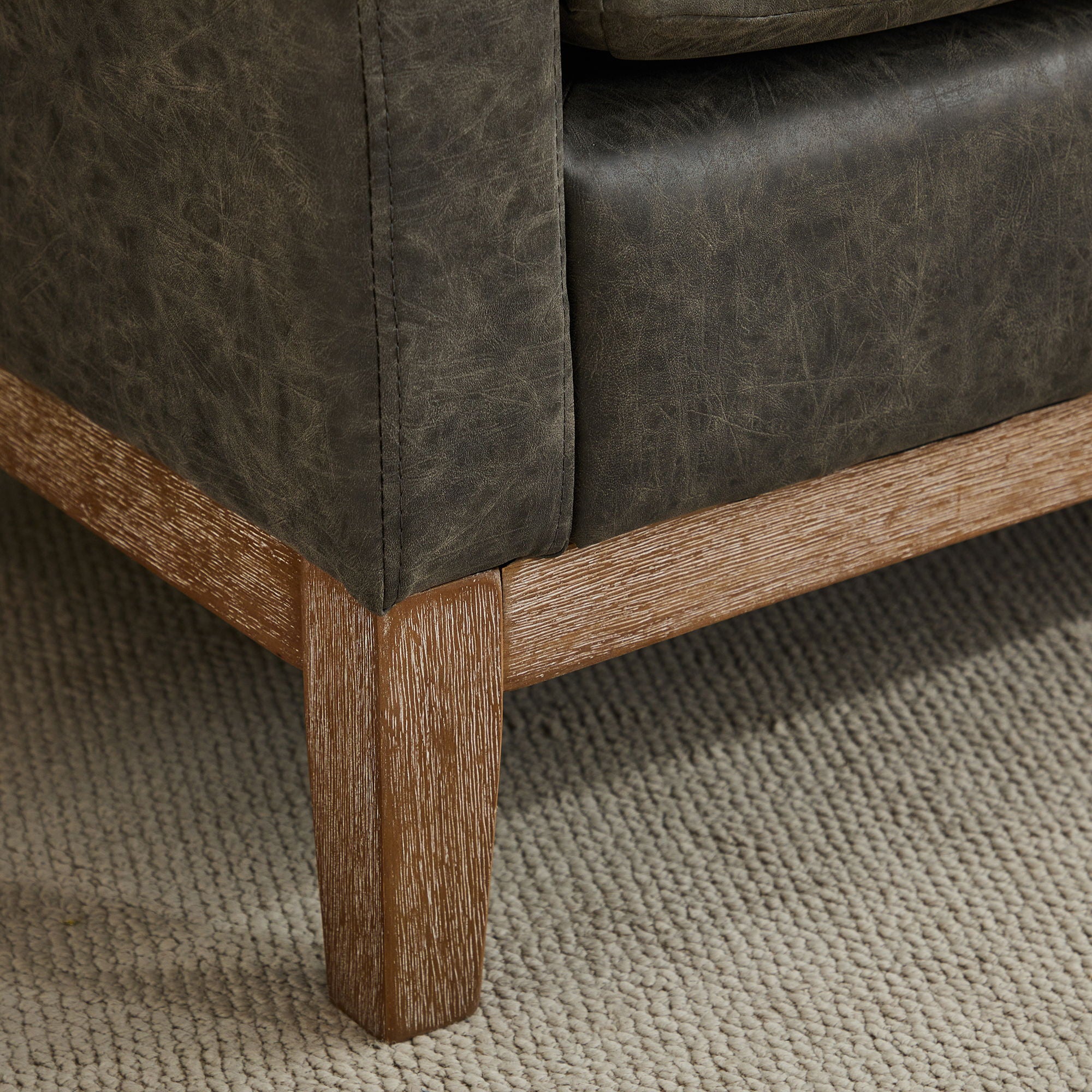 Elegant Upholstered Bench Daybed Ottoman With Bolster Pillows