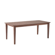 Farmhouse Charm Dining Table With Square Leg